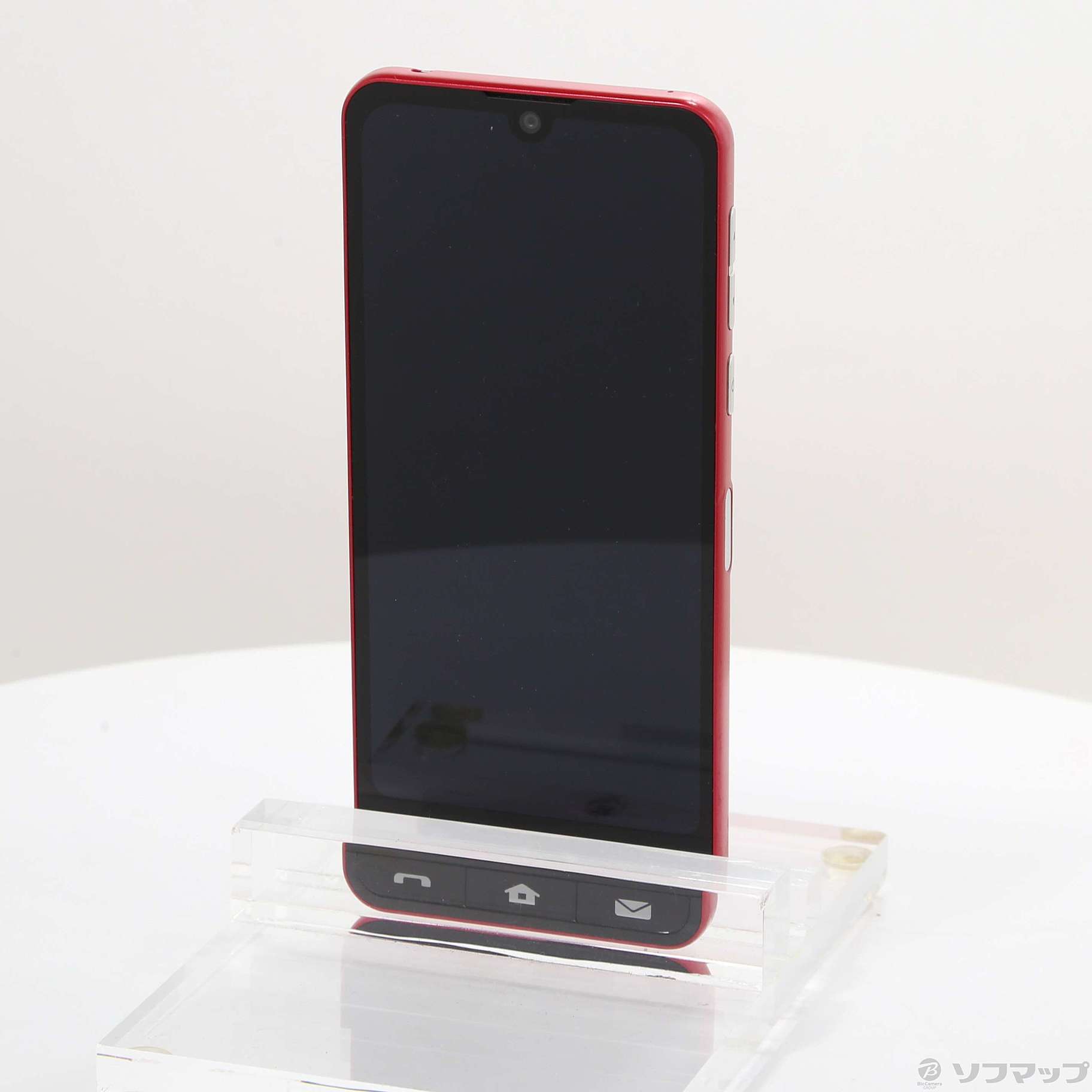 中古】BASIO active 64GB レッド SHG09 au SIMフリー [2133065445344
