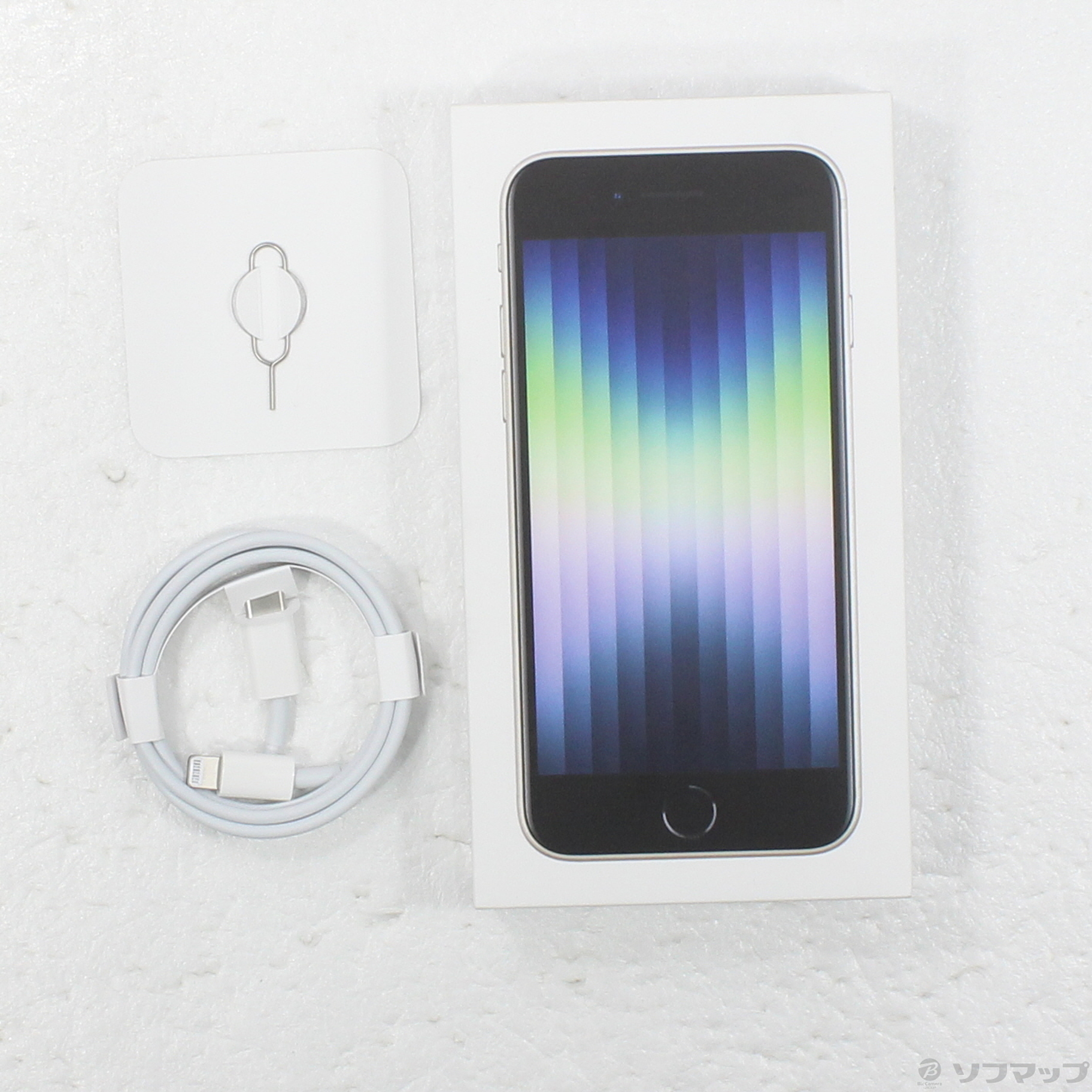 中古】iPhone SE 第3世代 128GB スターライト MMYG3J／A SIM