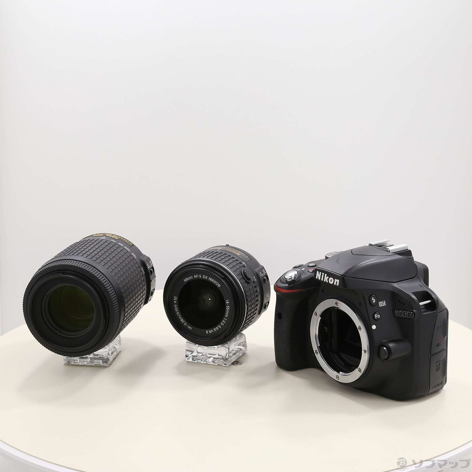 中古】NIKON D3300 ダブルズームキット (2416万画素／SDXC 