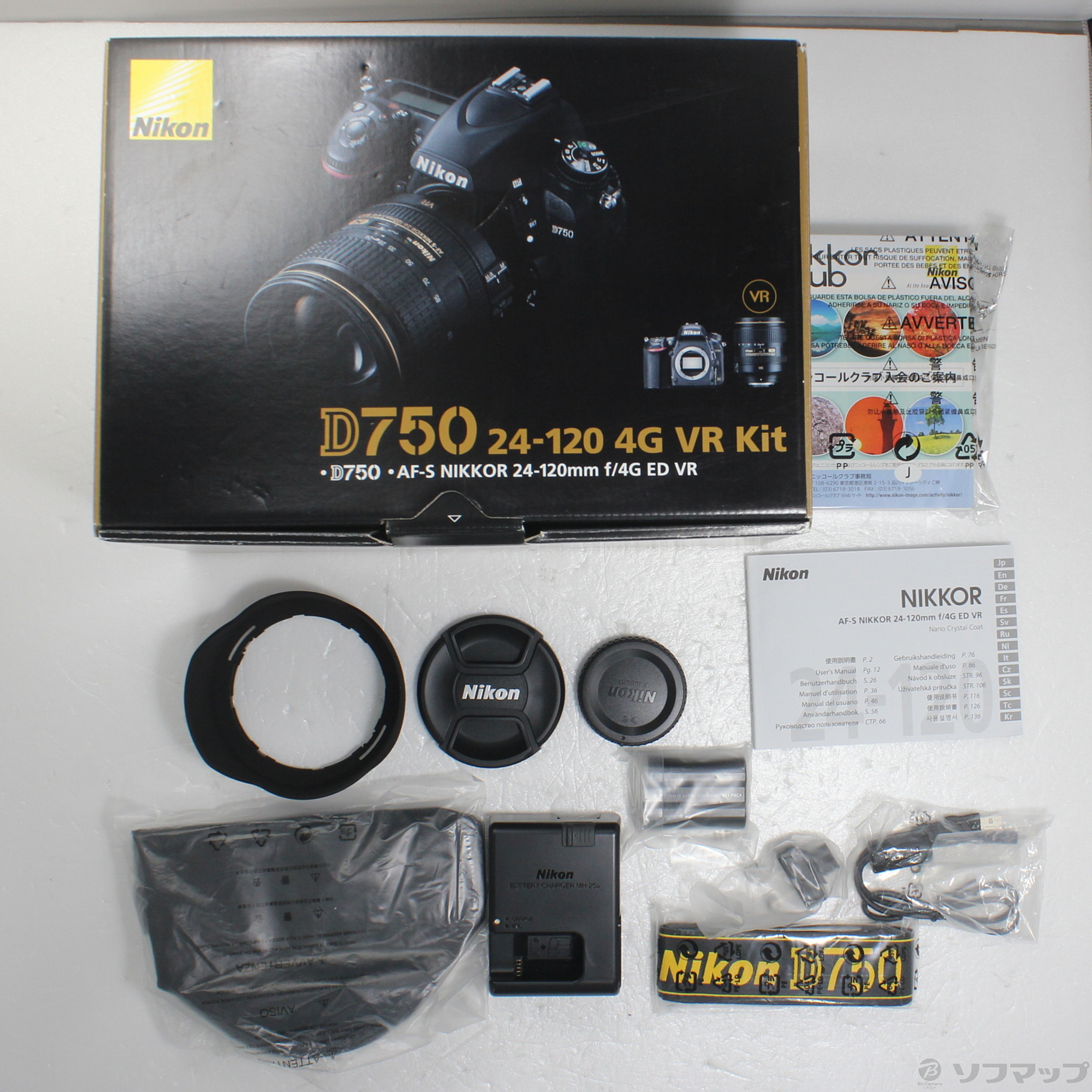 【箱・付属品付き】nikon D750 24-120mmレンズキット Amazon | Nikon デジタル一眼レフカメラ D750 24-120VR レンズ
