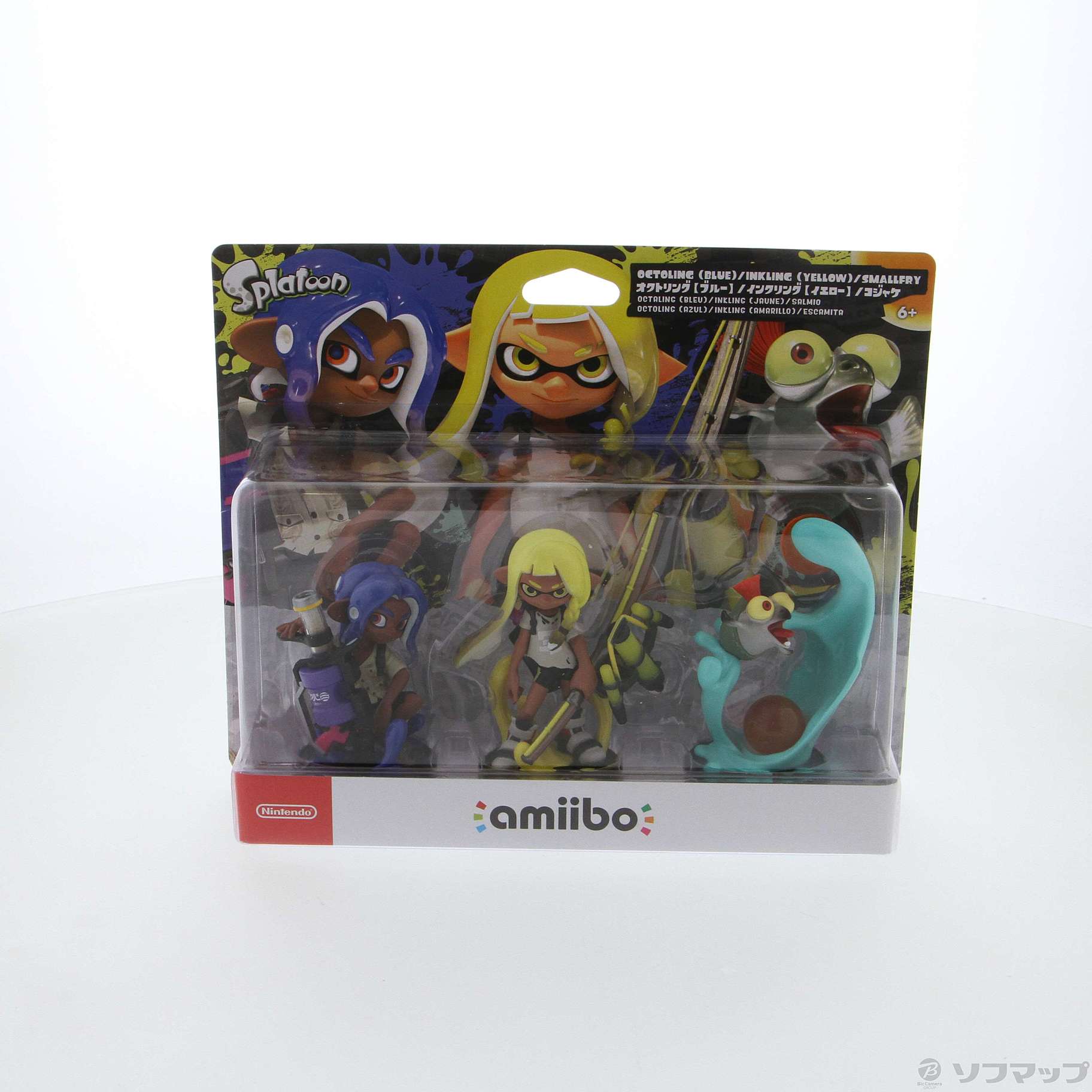 スプラトゥーン　インクリング　オクトリング　コジャケ　ガール　トリプルセット等 Amazon.co.jp: amiibo トリプルセット[インクリング【イエロー