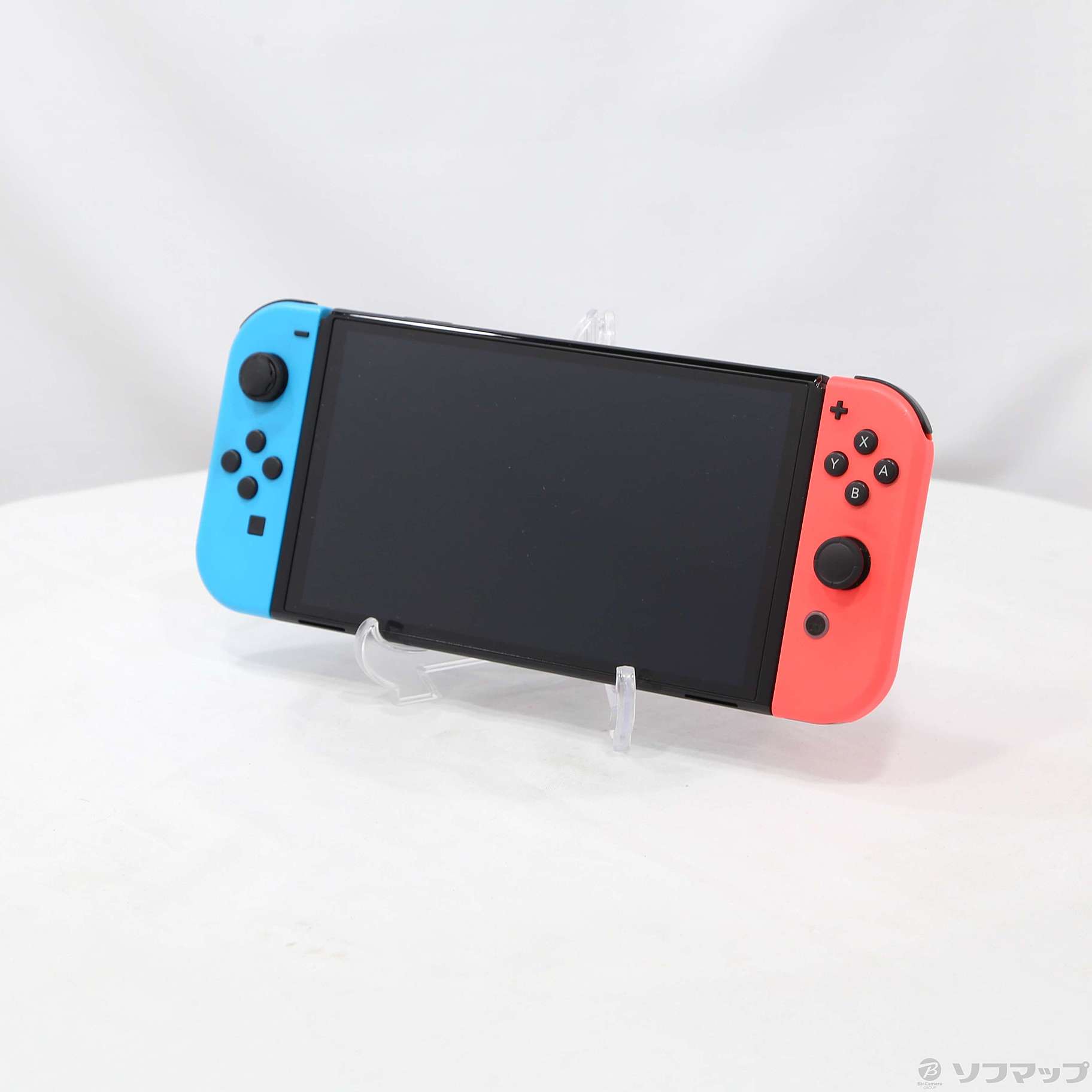 中古】Nintendo Switch 有機ELモデル Joy-Con(L) ネオンブルー／(R