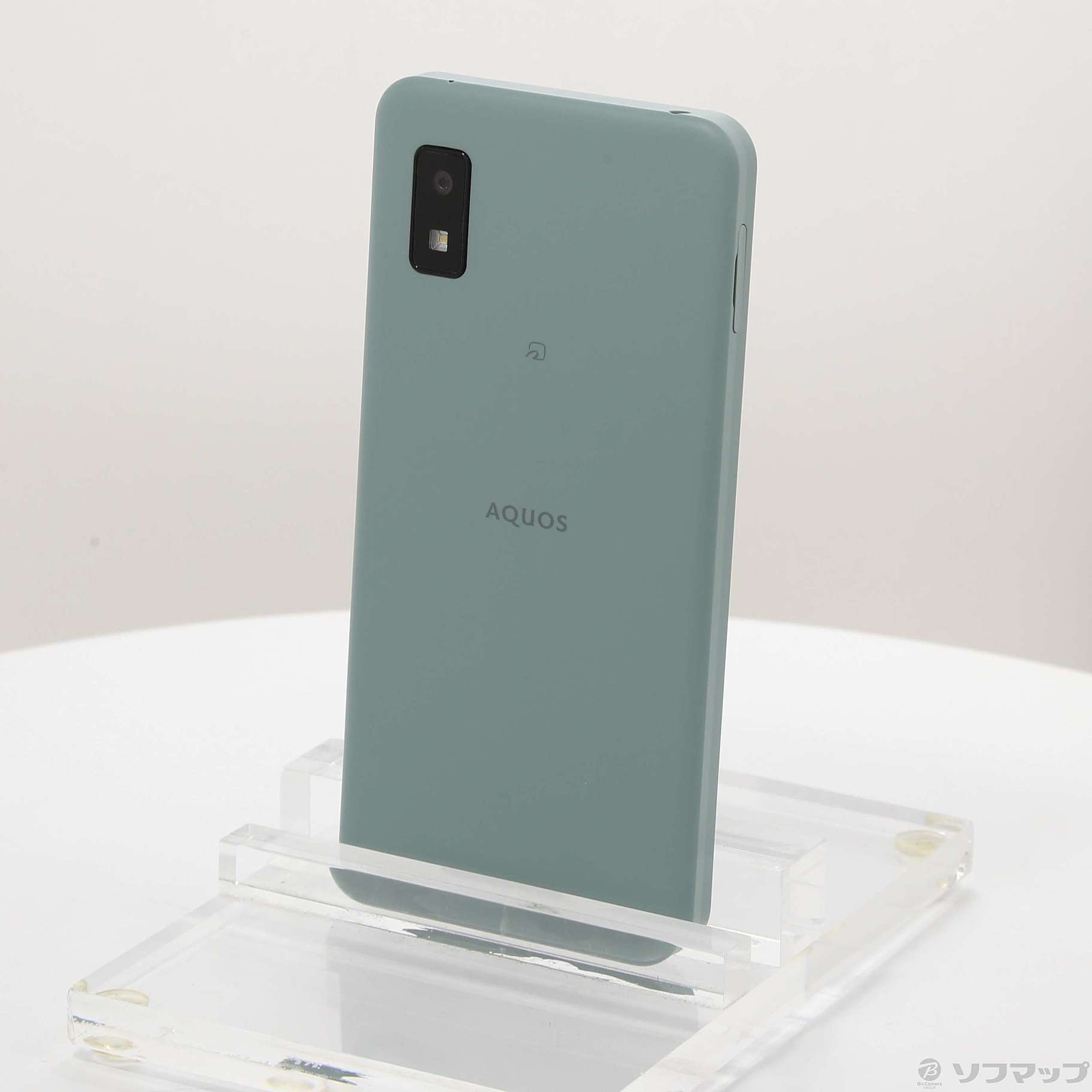 中古】AQUOS wish 64GB オリーブグリーン A104SH Y!mobile SIMフリー