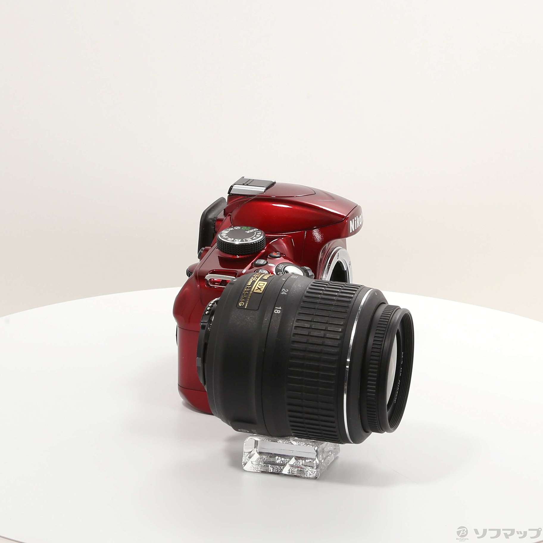 中古】NIKON D3200 18-55 VR レンズキット レッド (2416万画素