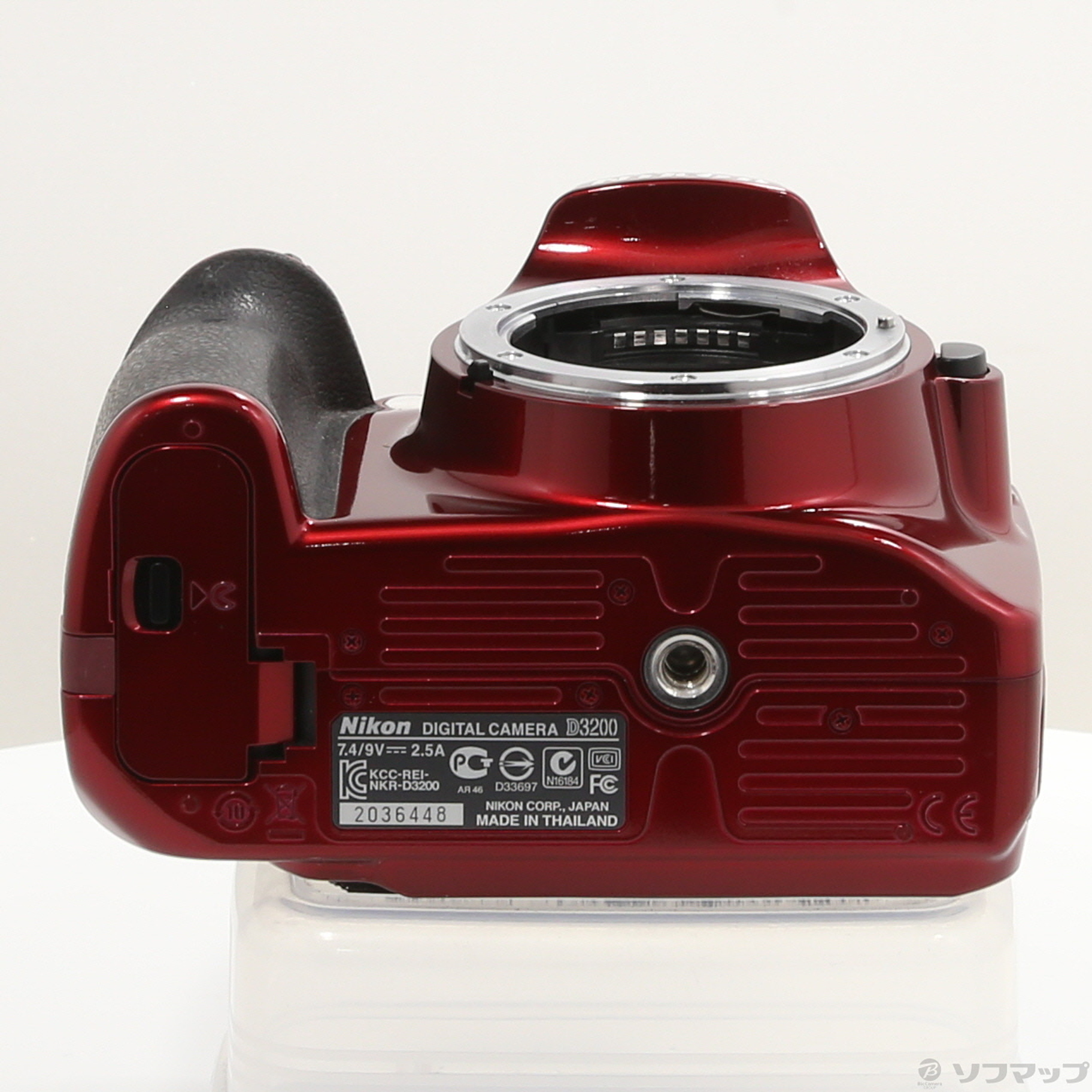 中古】NIKON D3200 18-55 VR レンズキット レッド (2416万画素