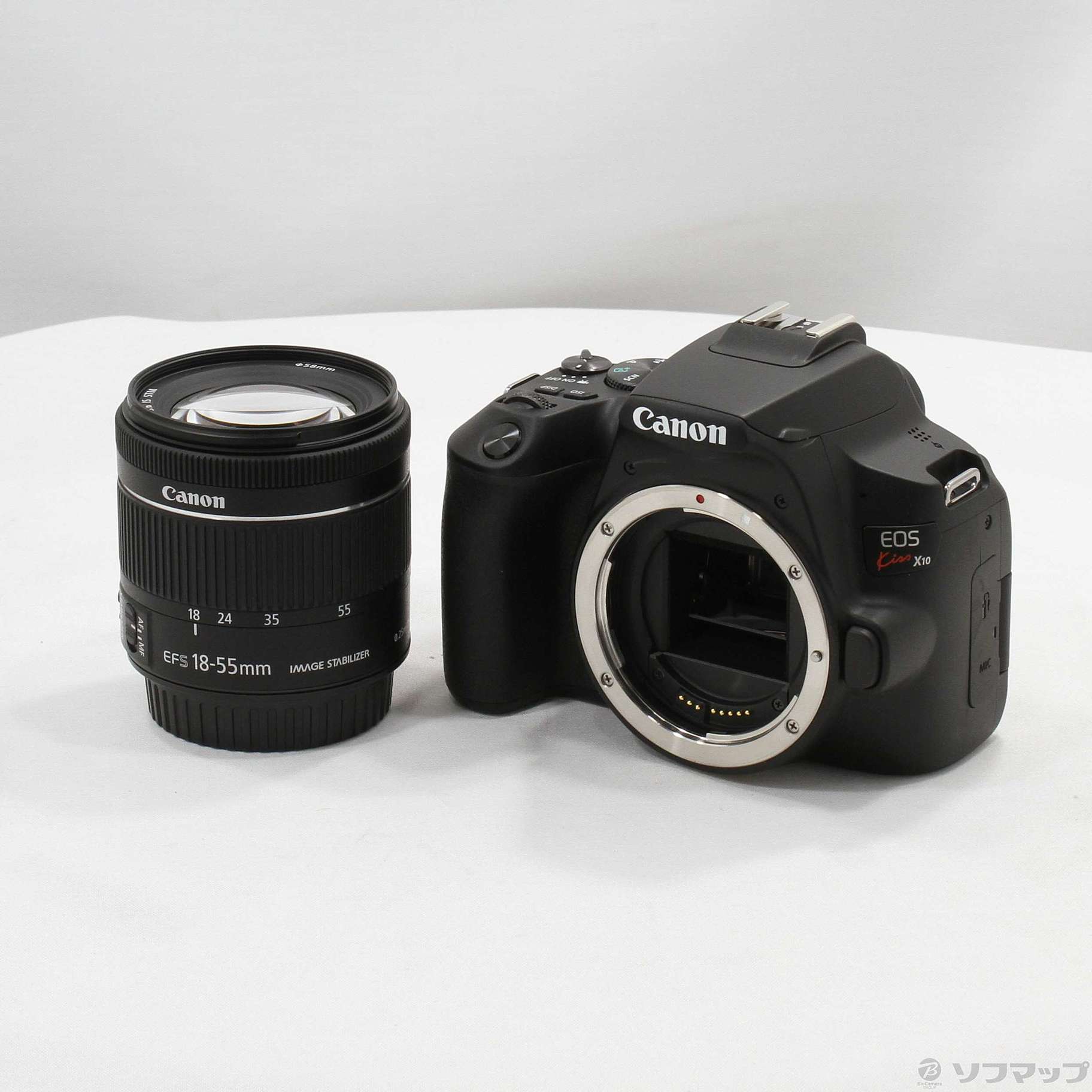 中古】期間特価対象品 EOS Kiss X10 EF-S18-55 IS STM レンズキット 