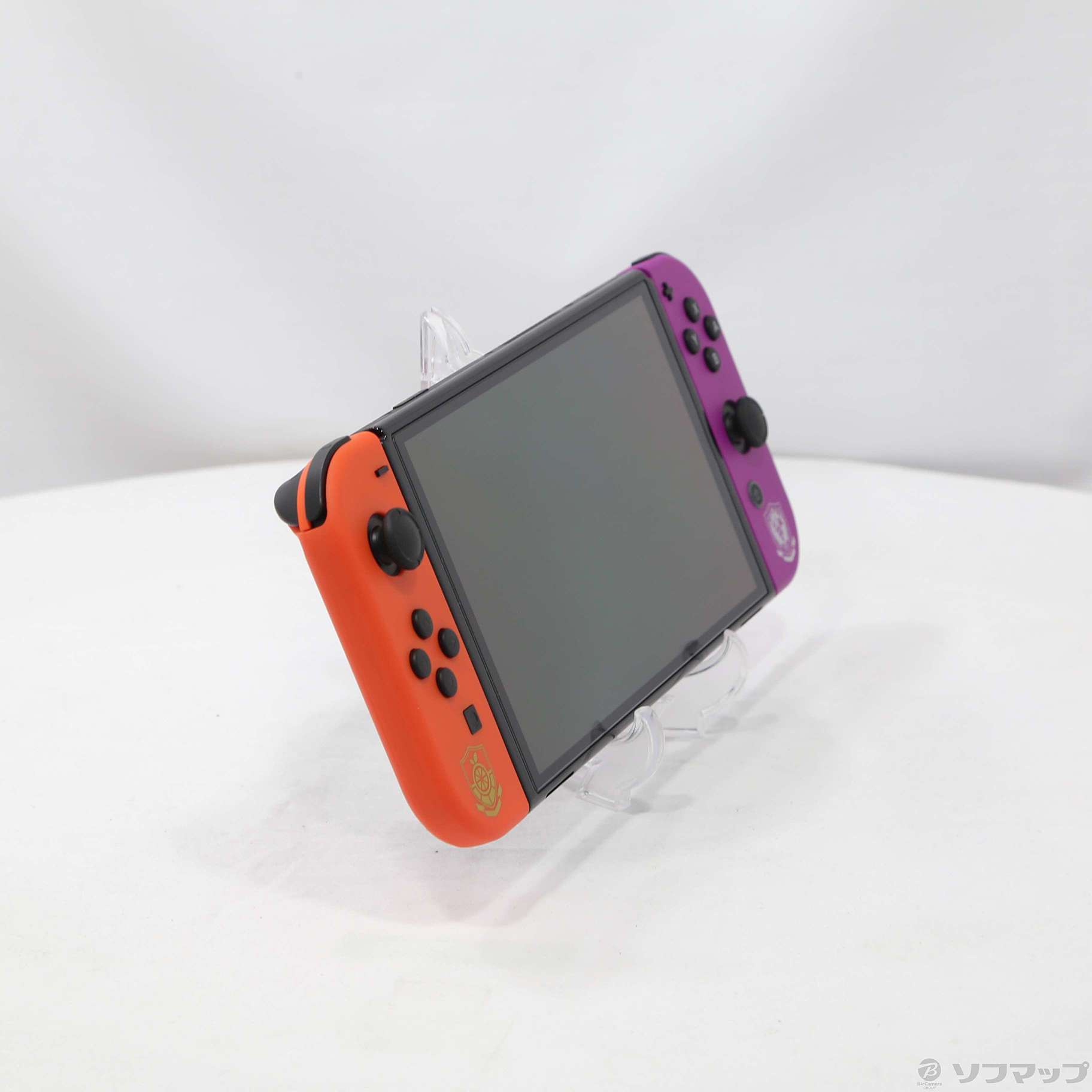 中古】Nintendo Switch 有機ELモデル スカーレット・バイオレット