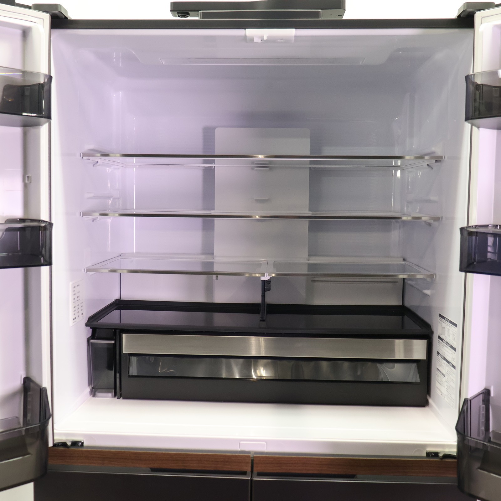 中古】〔中古品〕 冷蔵庫 GXCCタイプ バイブレーションモーブグレー R