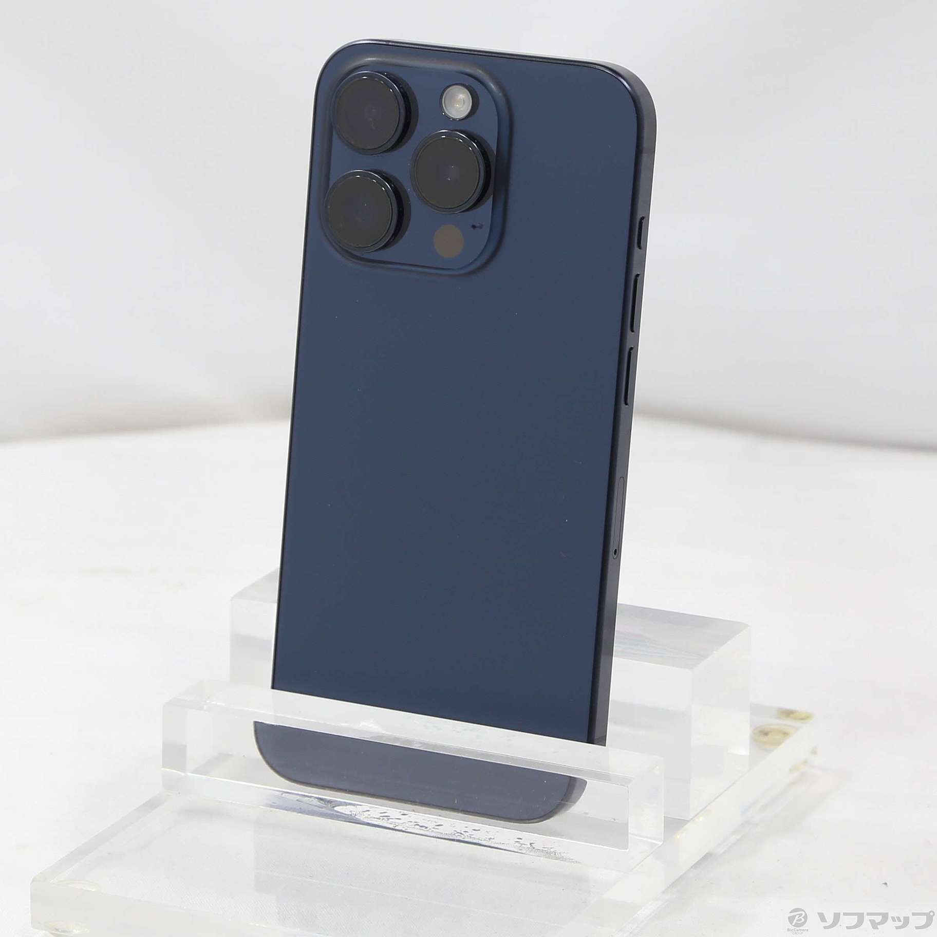 iPhone 15 Pro 256 ブルーチタニウム SIMフリー 89% 美品 iPhone 15 Pro 256GB - ブルーチタニウム（SIMフリー）[整備済