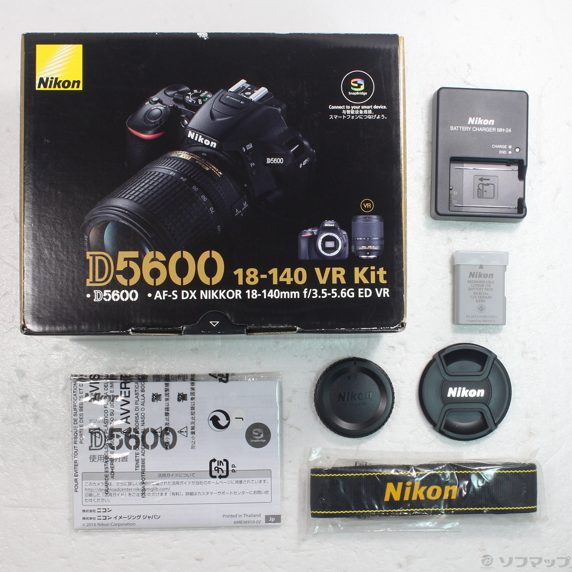中古】NIKON D5600 18-140 VR レンズキット ブラック