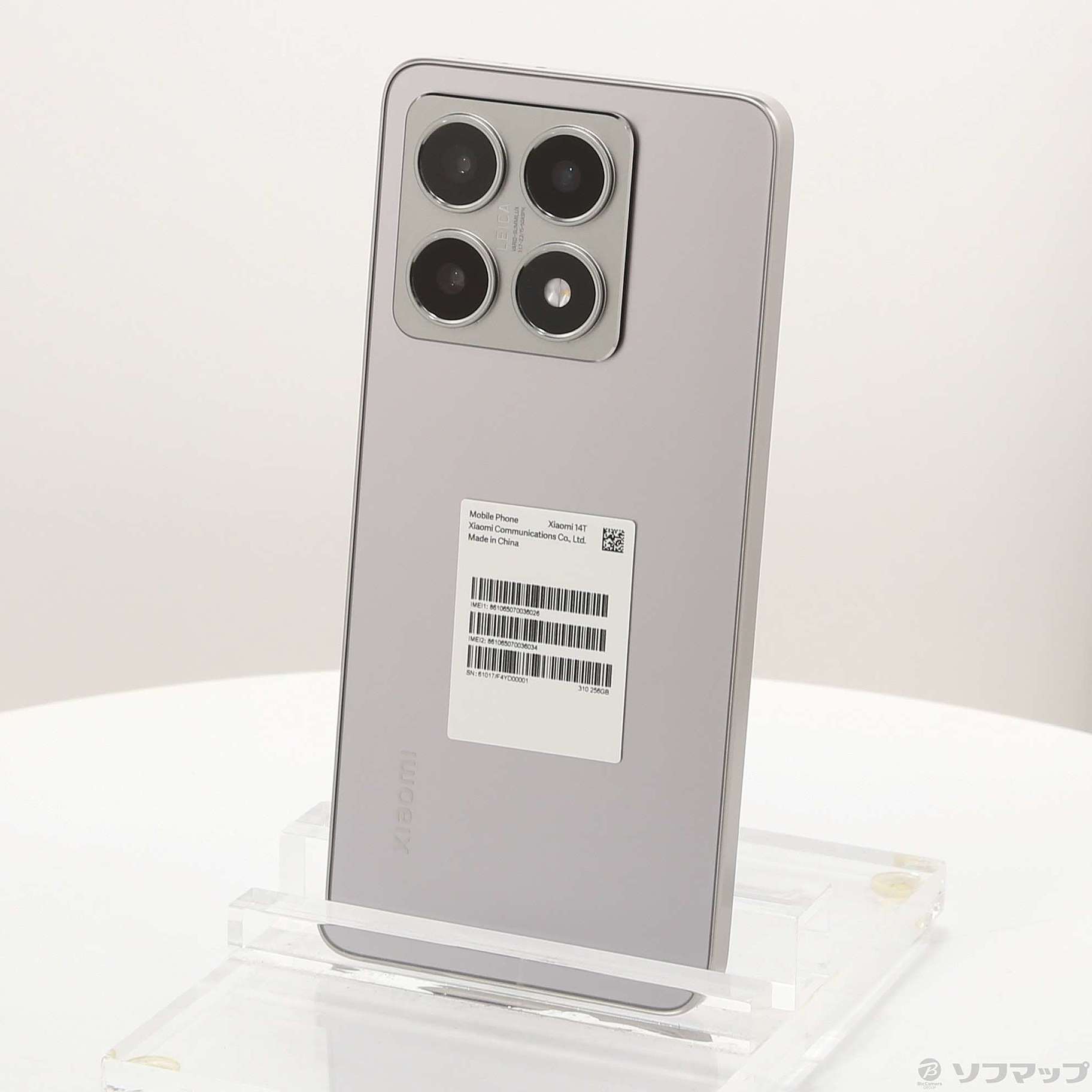 中古】Xiaomi 14T 256GB チタングレー XIG07 au SIMフリー