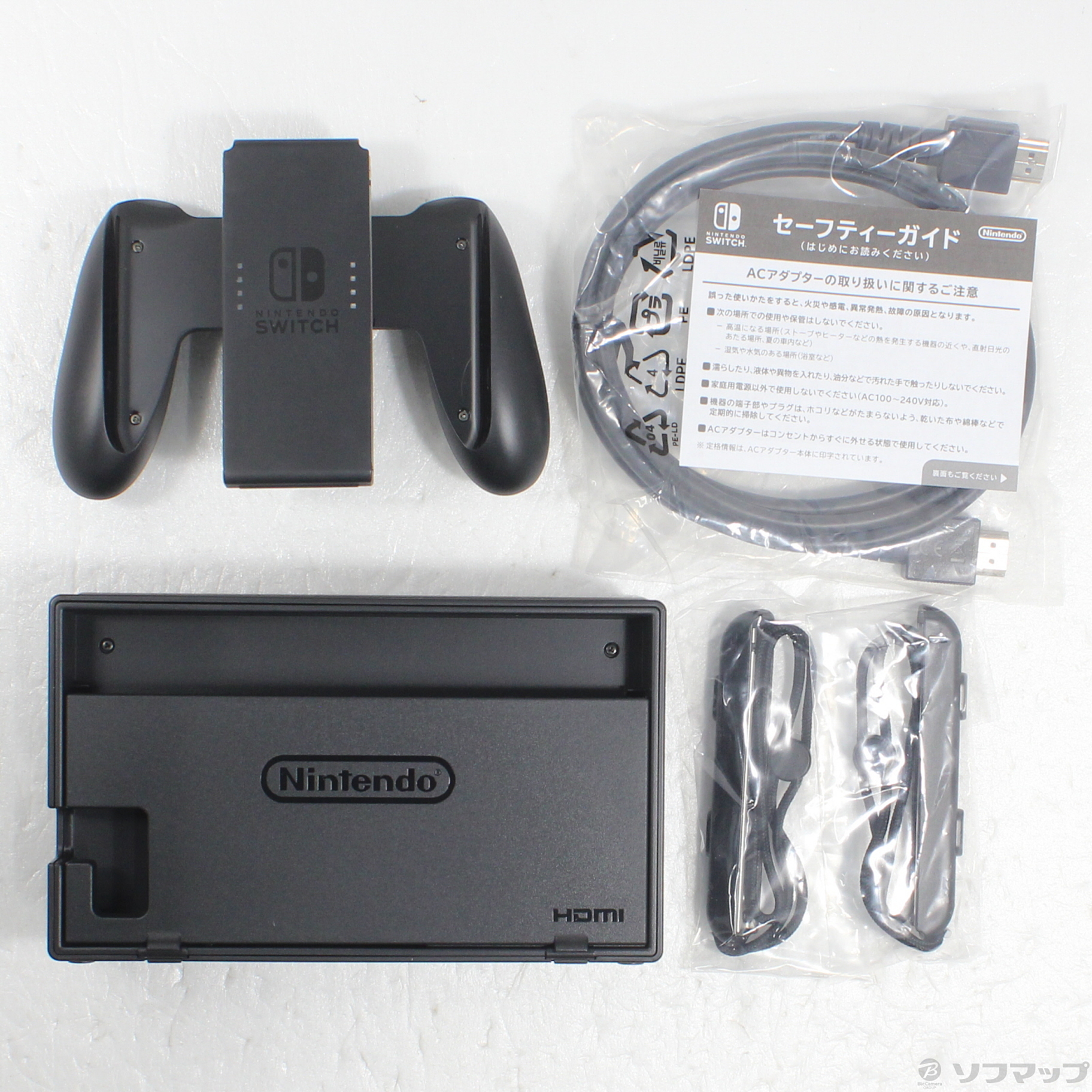 Nintendo Switch 本体 ACアダプター ドック Joy-Con Nintendo Switch本体、赤青のJoy-Con、ドック、ACアダプター