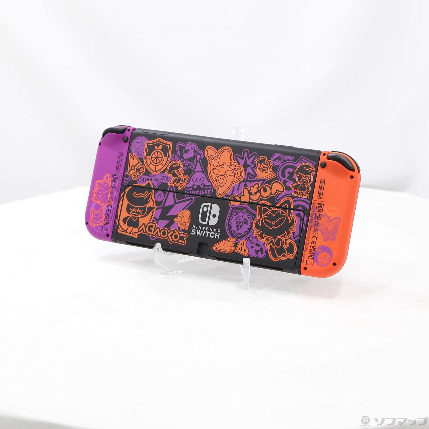 中古品〕 Nintendo Switch 有機ELモデル スカーレット・バイオレット