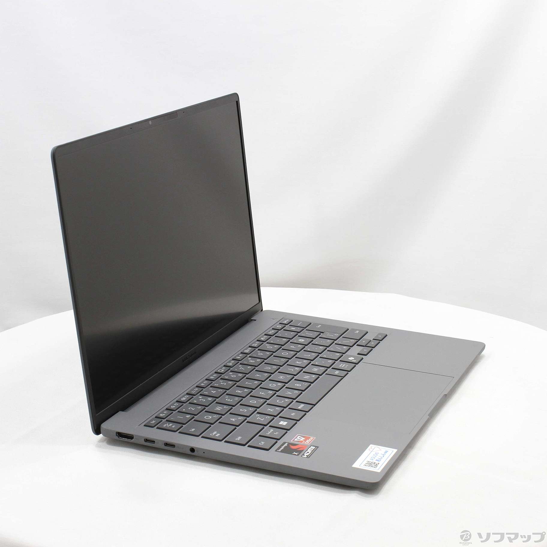 中古】Zenbook SORA UX3407QA UX3407QA-PU16548GRS アイスランドグレー