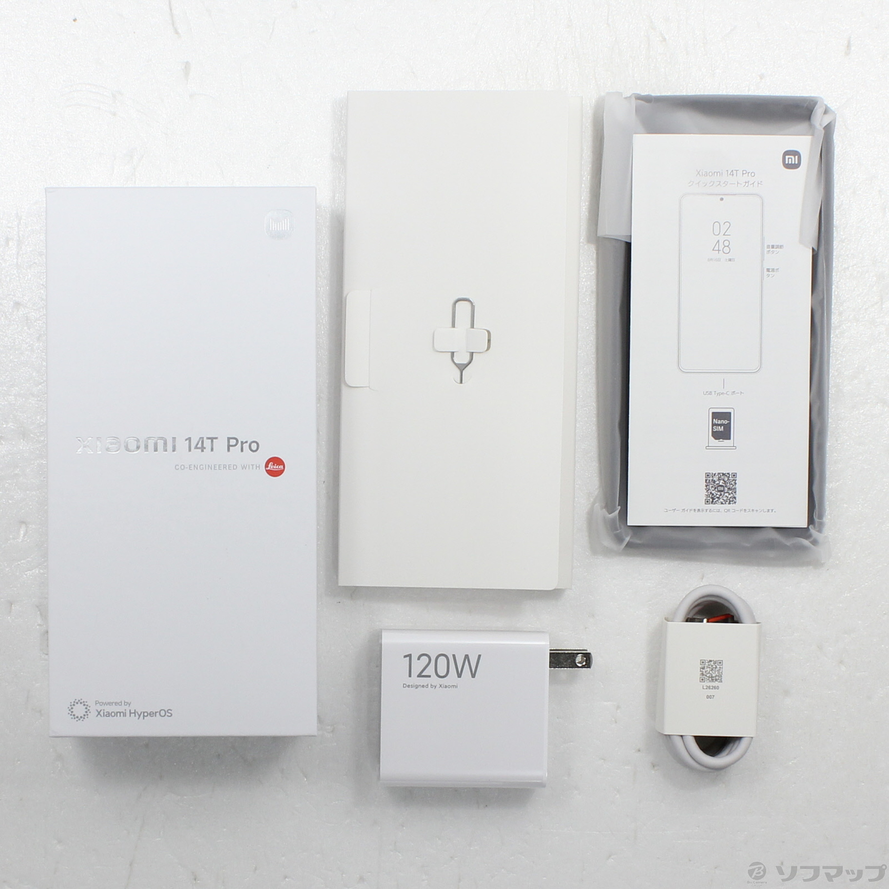中古】Xiaomi 14T Pro 256GB チタングレー MZB0HIMJP SIMフリー ［6.67 