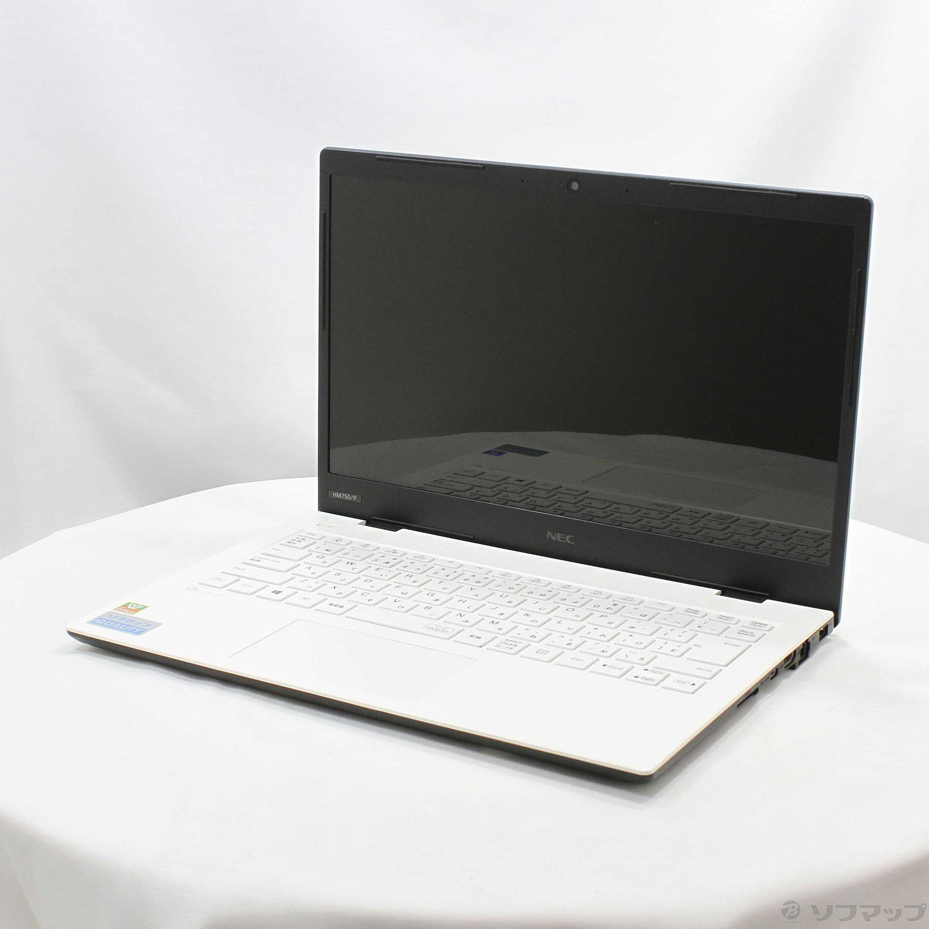 中古】LAVIE Home Mobile PC-HM750PAW パールホワイト 〔Windows