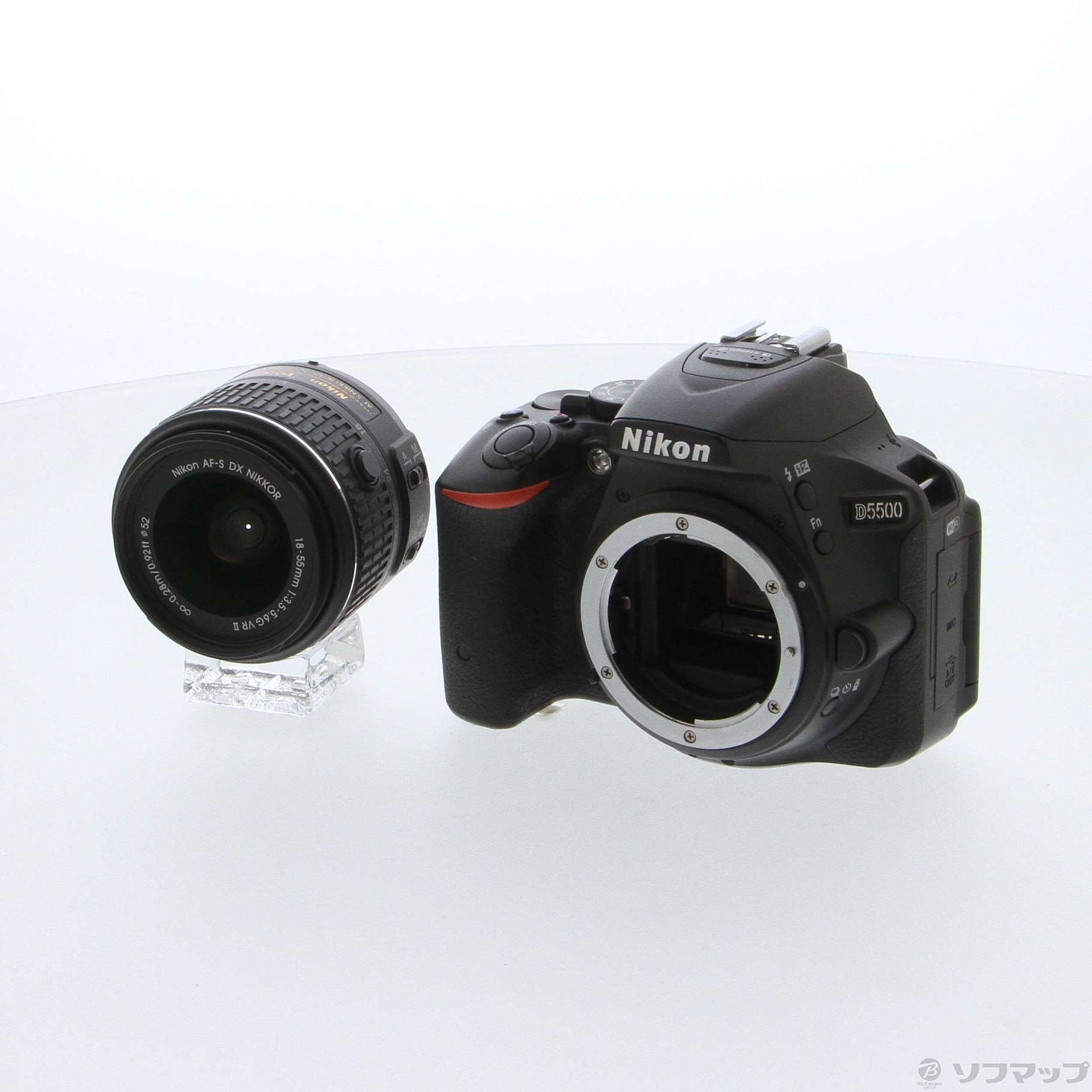 中古】NIKON D5500 18-55 VRII レンズキット ブラック