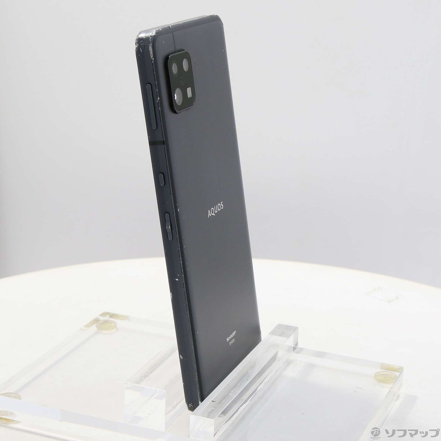 中古】AQUOS sense6 64GB ブラック SHG05 au SIMフリー [2133065952248