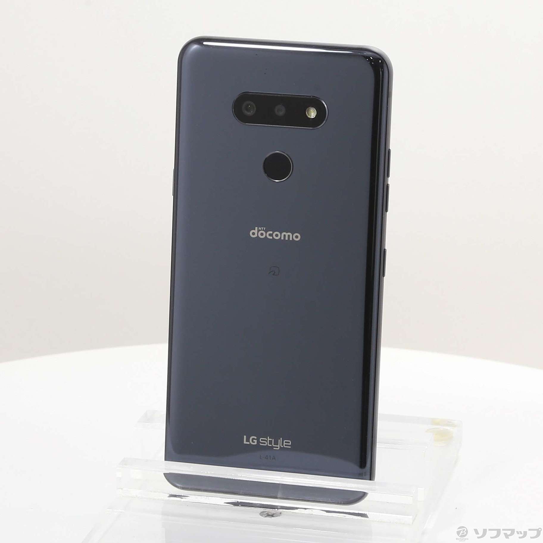 中古】LG style3 64GB ミラーブラック L-41A docomoロック解除