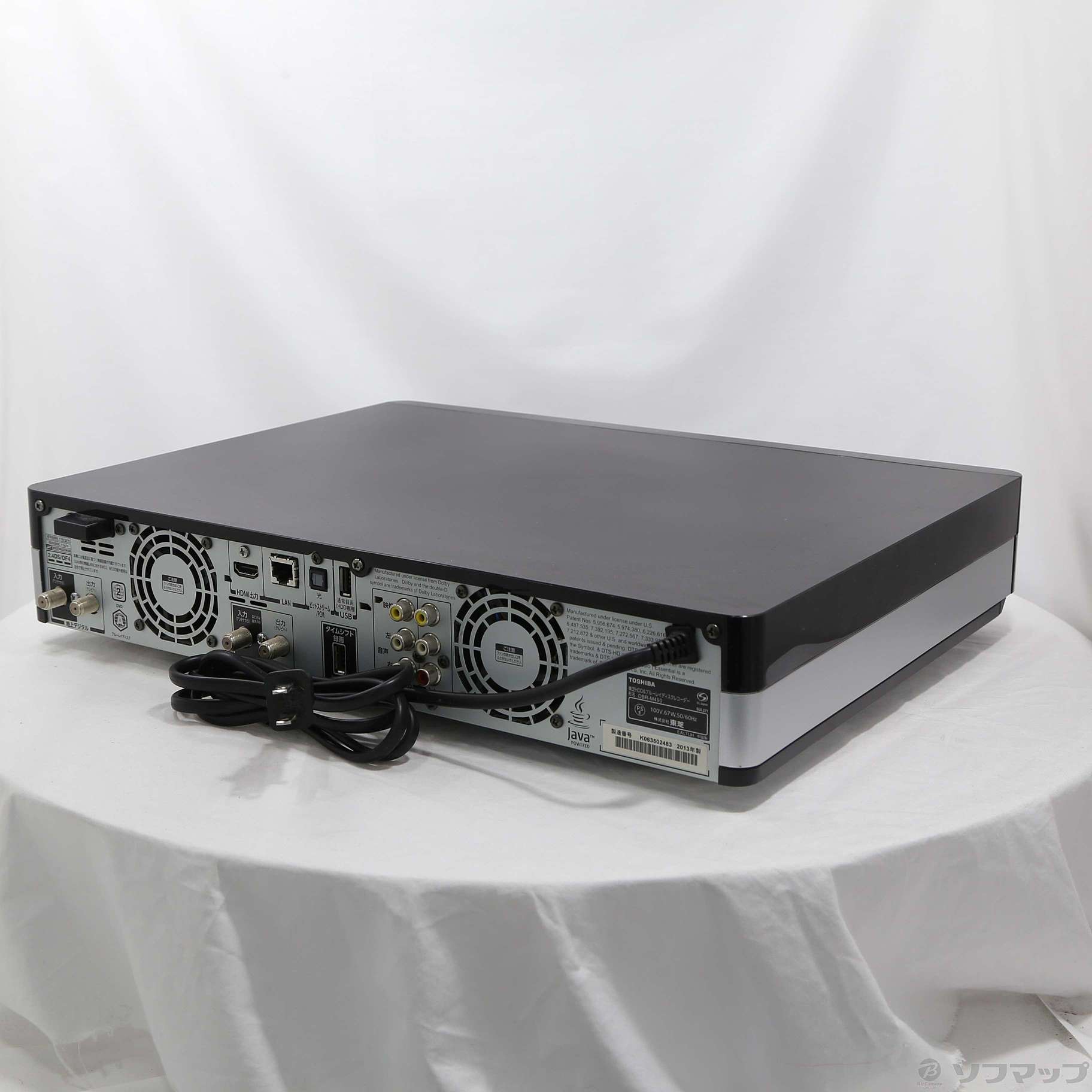 中古】〔中古品〕 5TB HDD内蔵(タイムシフトマシン用4TB+通常録画用1TB