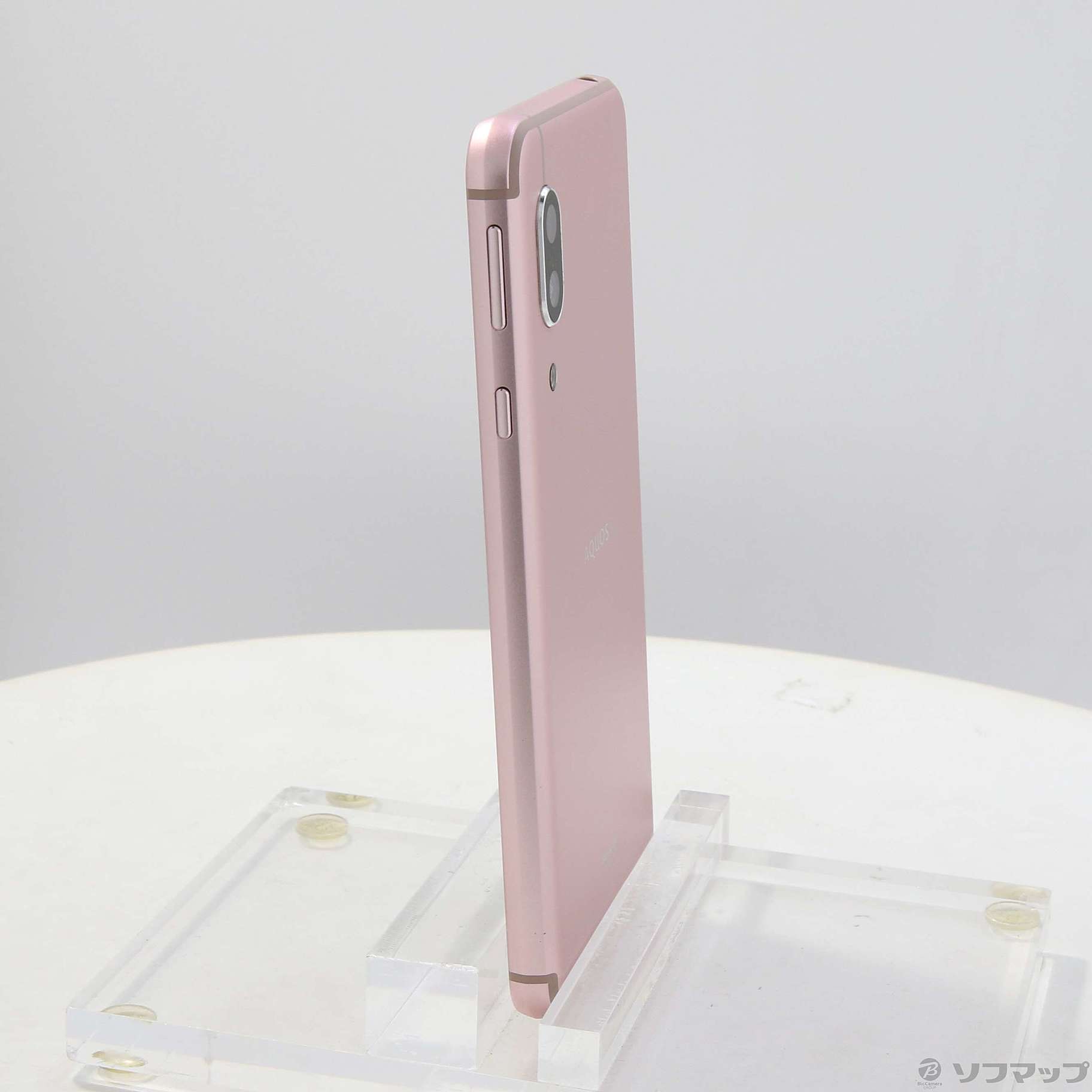 中古】AQUOS sense3 64GB ソフトピンク SHV45 auロック解除SIM