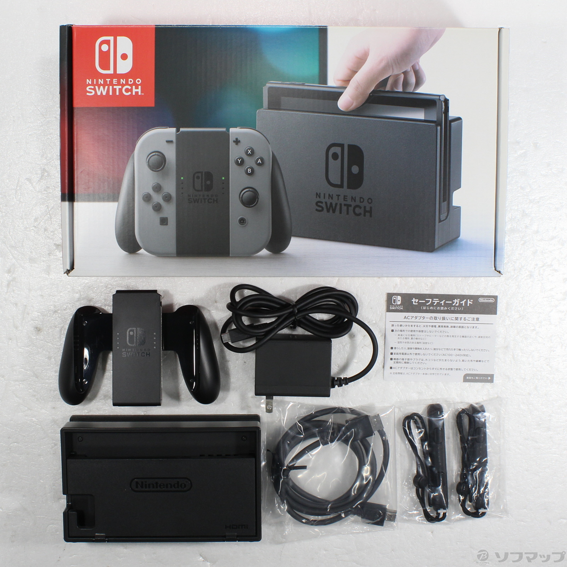Nintendo Switch - Nintendo Switch Joy-Con(L)/(R) グレー　中古品 中古品〕 Nintendo Switch Joy-Con (L) ／ (R) グレー｜の通販は