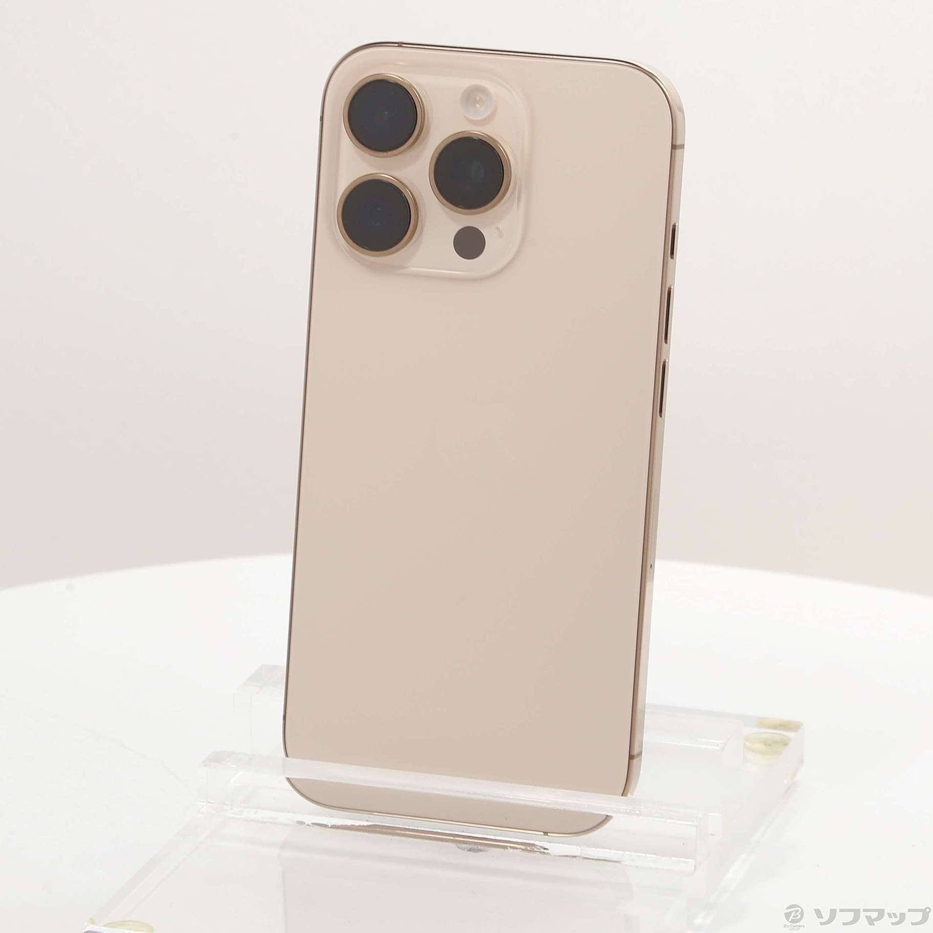 iPhone 16 Pro 128GB SIMフリー [デザートチタニウム] 中古(白