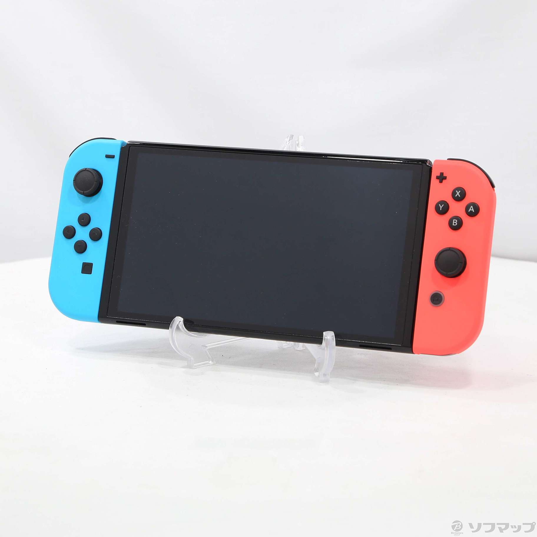 f*様 【美品】Nintendo Switch 有機EL Joy-Con SDカ 中古】Nintendo Switch 有機ELモデル Joy-Con(L) ネオンブルー／(R