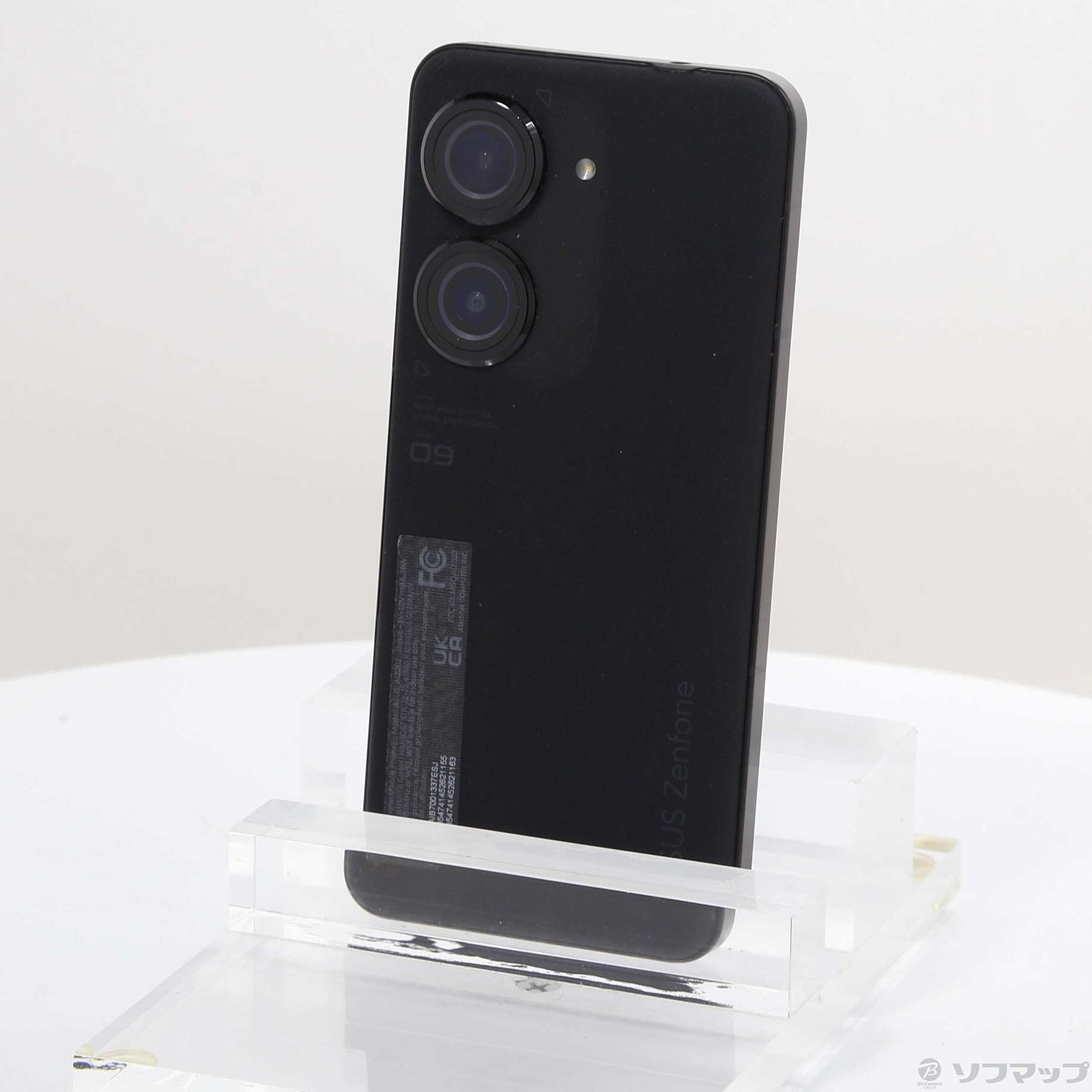 Zenfone 9 128GB SIM�t���[ [�~�b�h�i�C�g�u���b�N]�̐��i�摜1