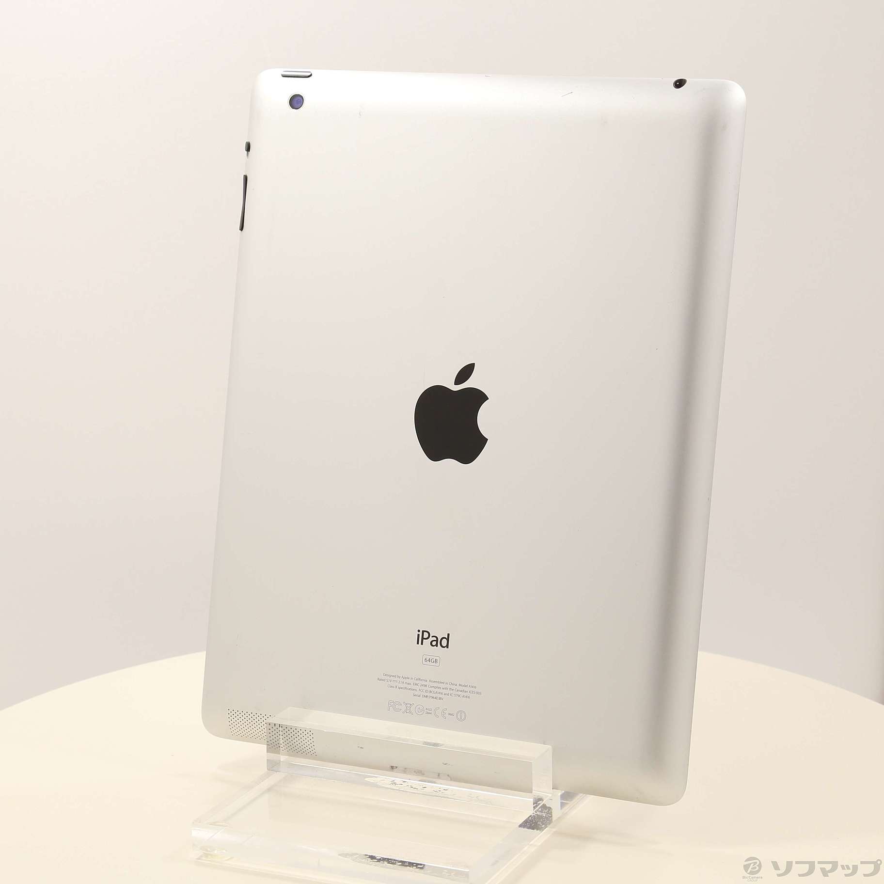 中古】iPad 第3世代 64GB ブラック MC707J／A Wi-Fi [2133066332513