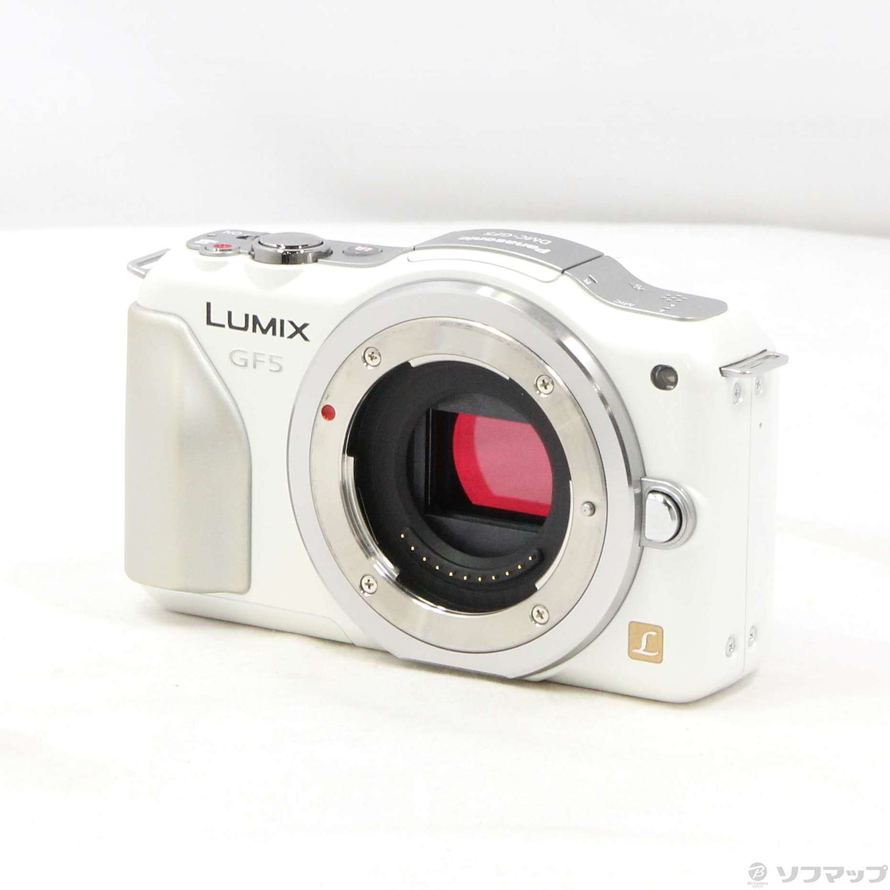 Panasonic LUMIX GF5 ホワイト　動作品　中古良品 中古】LUMIX DMC-GF5 ボディ シェルホワイト [2133066414271