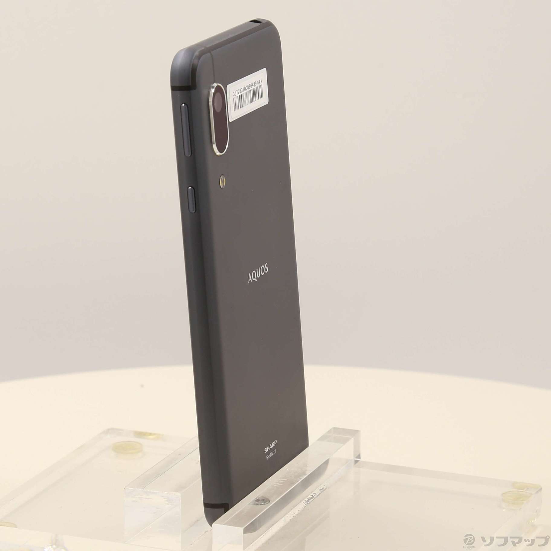 AQUOS sense3 lite ブラック 64 GB SIMフリー 中古】AQUOS