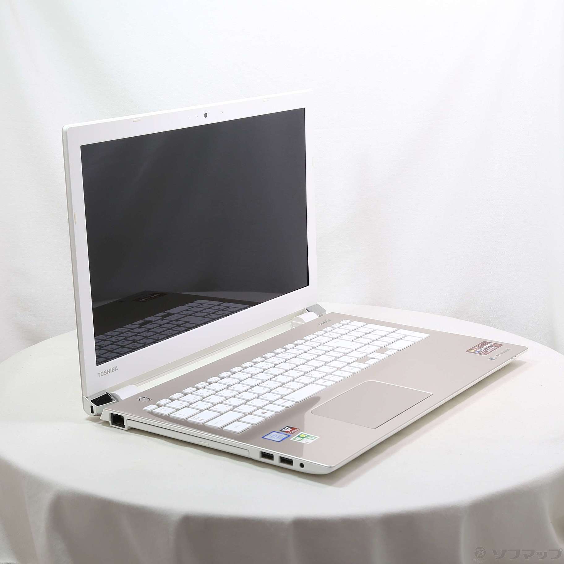 中古】格安安心パソコン dynabook T65／DG PT65DGP-RJA サテンゴールド 