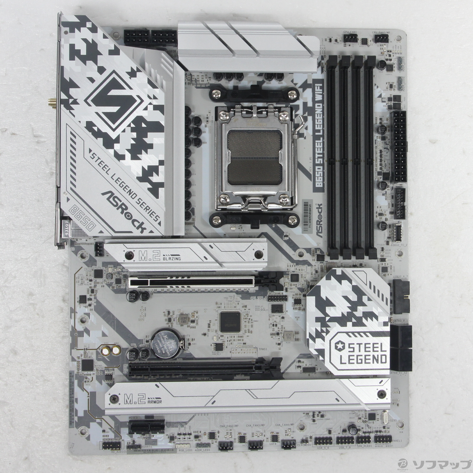 【中古】ASRockマザーボード【B650 Steel Legend WiFi】 ASRock（アスロック） 中古 マザーボード ASRock B650 Steel Legend