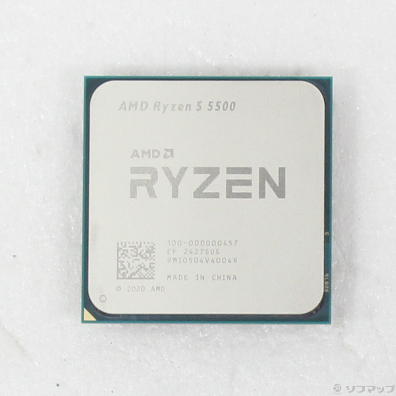 【中古】AMD Ryzen 5 5500 6コア12スレッド CPU Amazon | AMD Ryzen 5 5500 with Wraith Stealth Cooler 3.6GHz