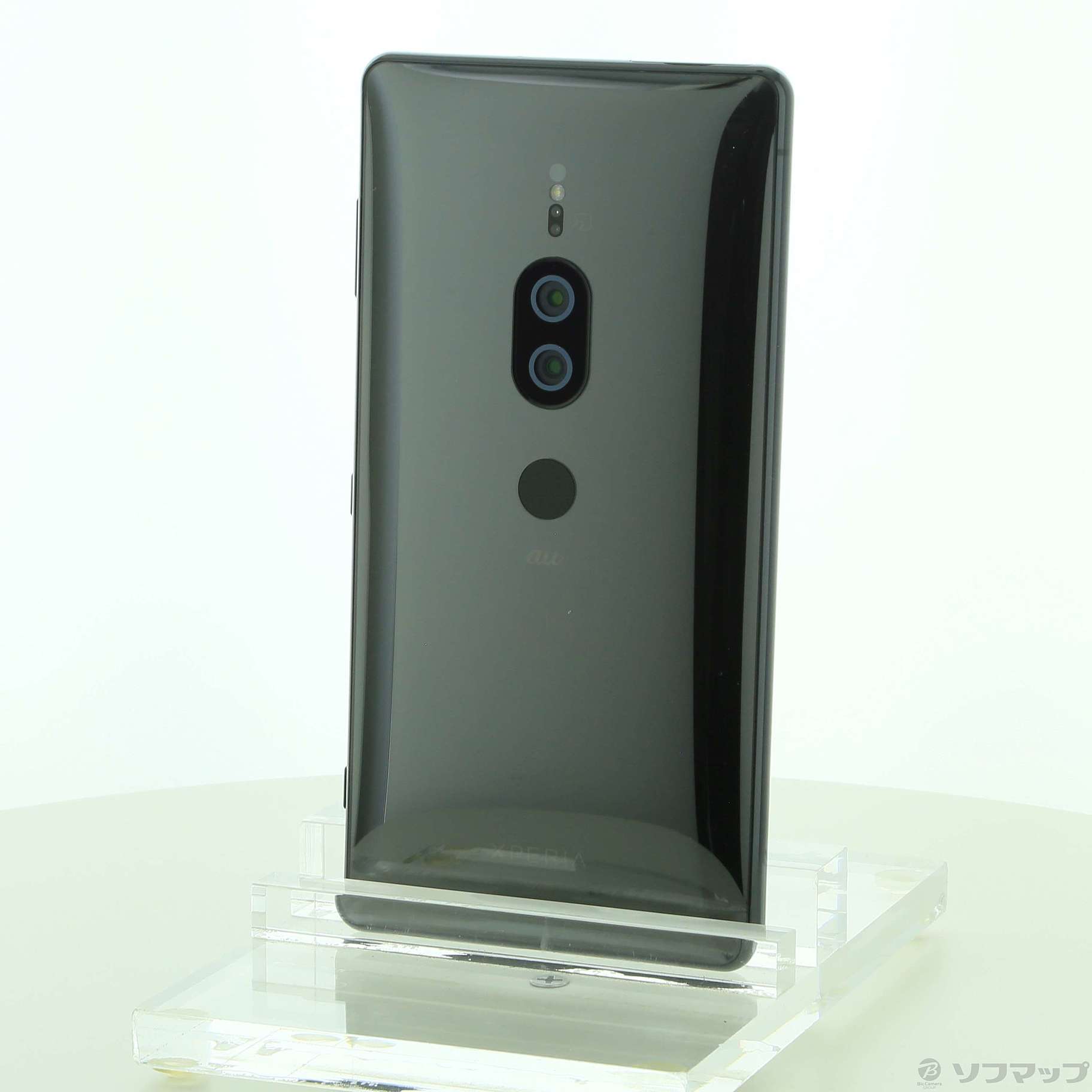 中古】Xperia XZ2 Premium 64GB クロムブラック SOV38 auロック