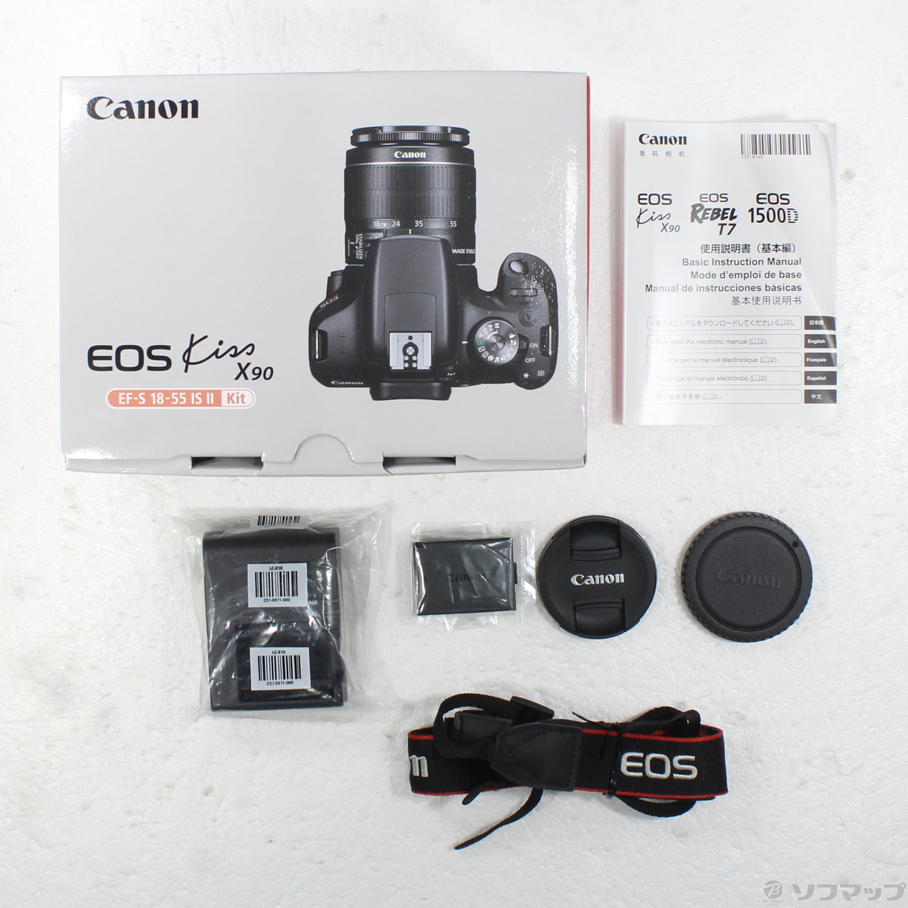 新品同様品 Canon EOS Kiss X90 レンズキット 中古】EOS Kiss 新品同様品 Canon EOS Kiss X90 レンズキット 中古】EOS Kiss