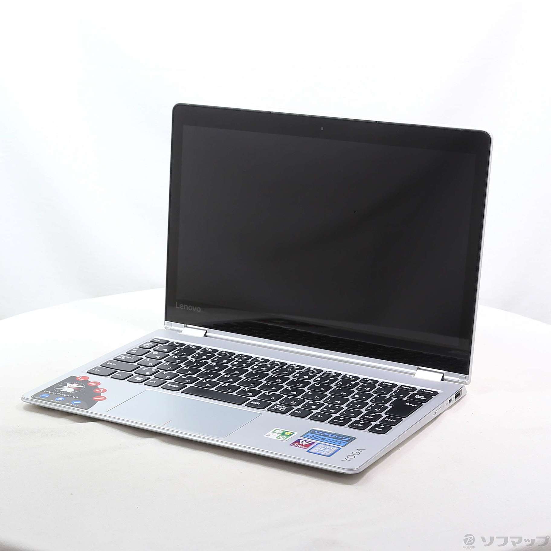 中古】格安安心パソコン YOGA 710 80V6000XJP プラチナシルバー 