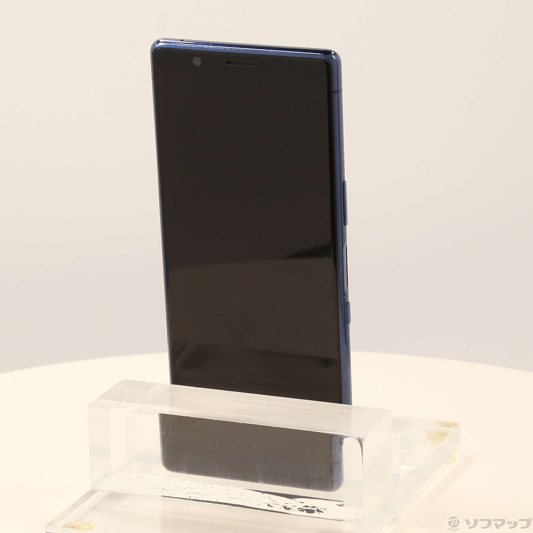 中古品〕 Xperia 5 64GB ブルー SOV41 auロック解除SIMフリー｜の通販