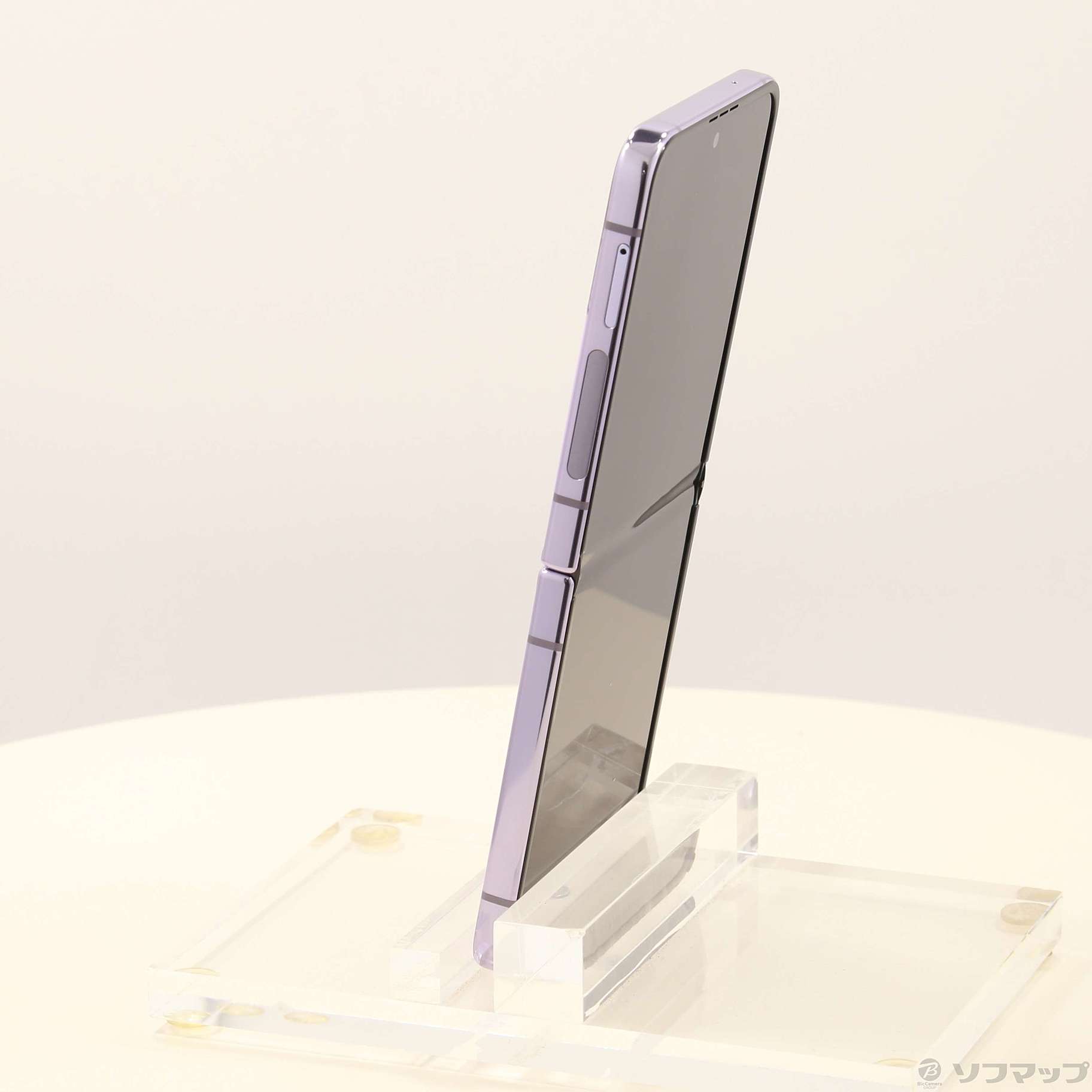 SAMSUNG - 【極美品】au Galaxy Z Flip4 SCG17 SIMフリー パープル 中古】Galaxy Z Flip4 128GB ボラパープル SCG17 au SIMフリー