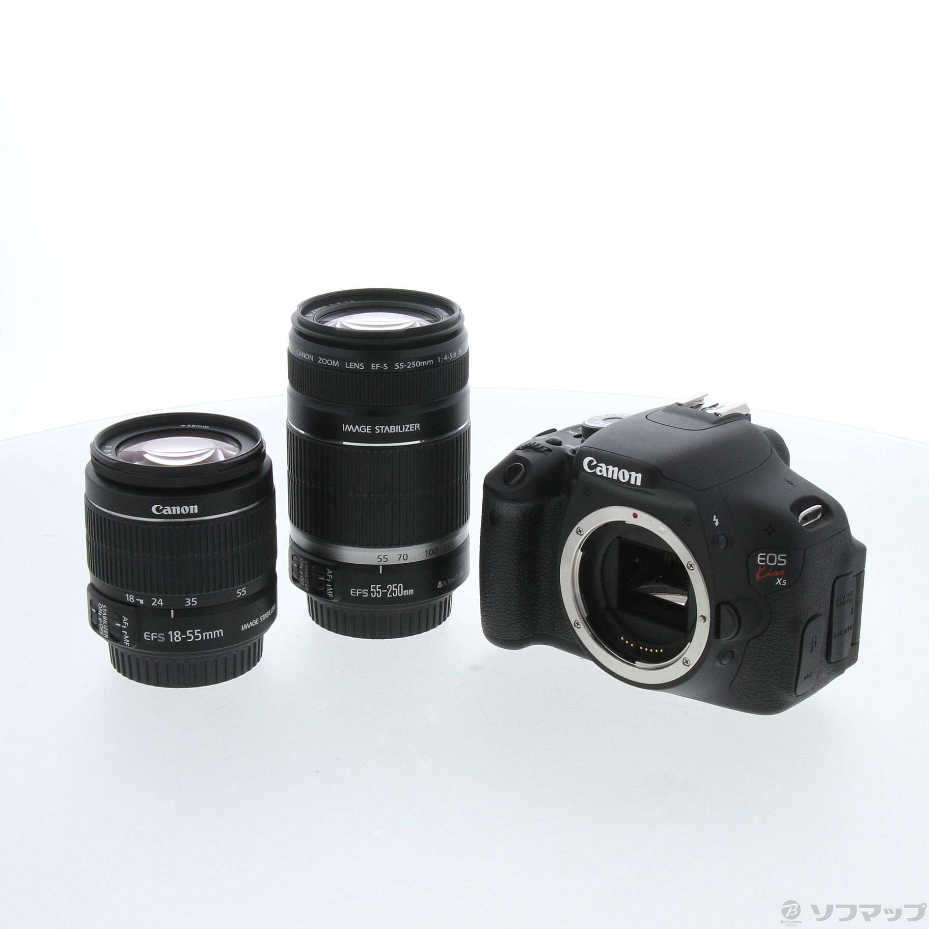 中古】EOS Kiss X5 ダブルズームキット 1800万画素/SDXC 中古】EOS Kiss X5 ダブルズームキット 1800万画素/SDXC