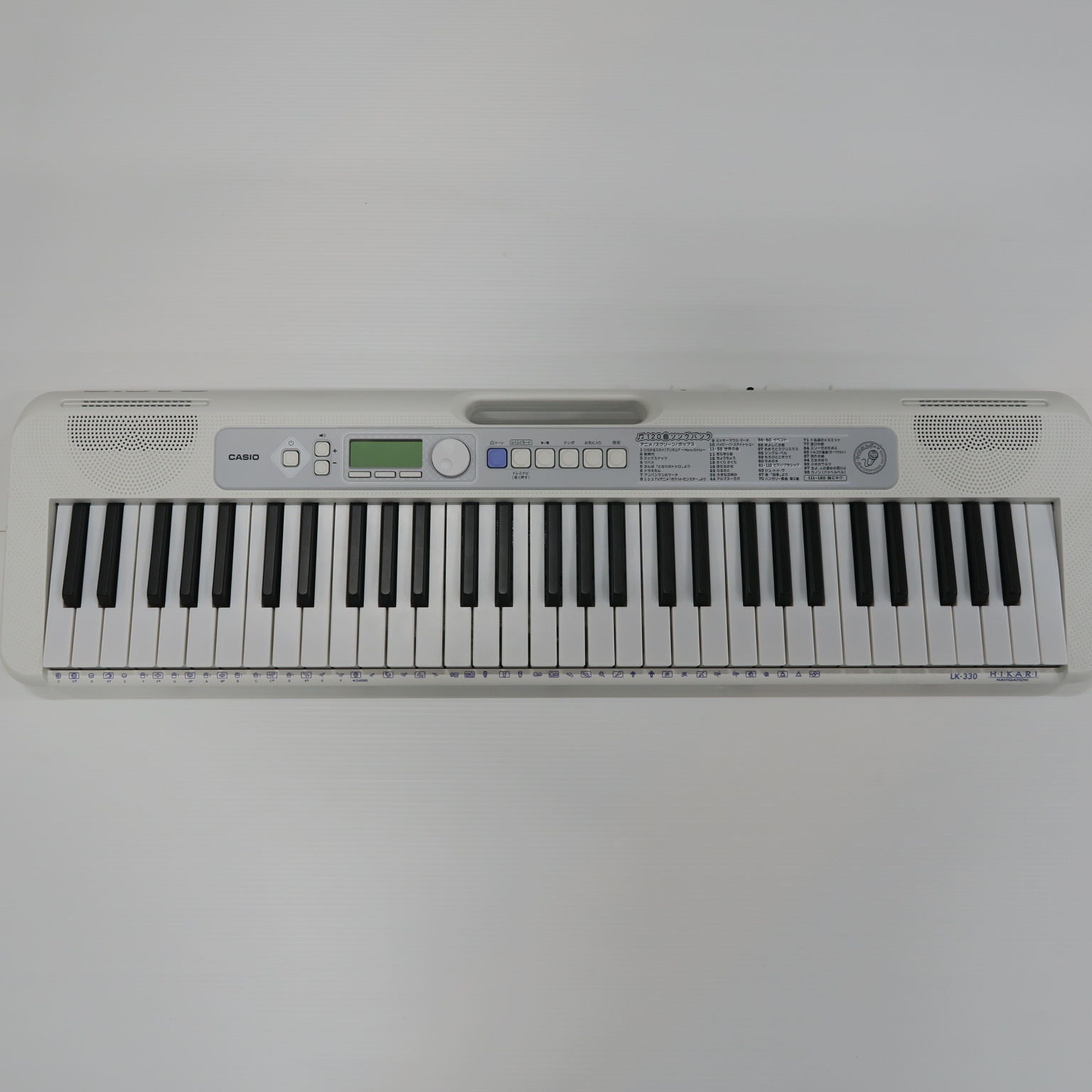 CASIO カシオ 光ナビゲーションキーボード LK-330 400音色 新時代など