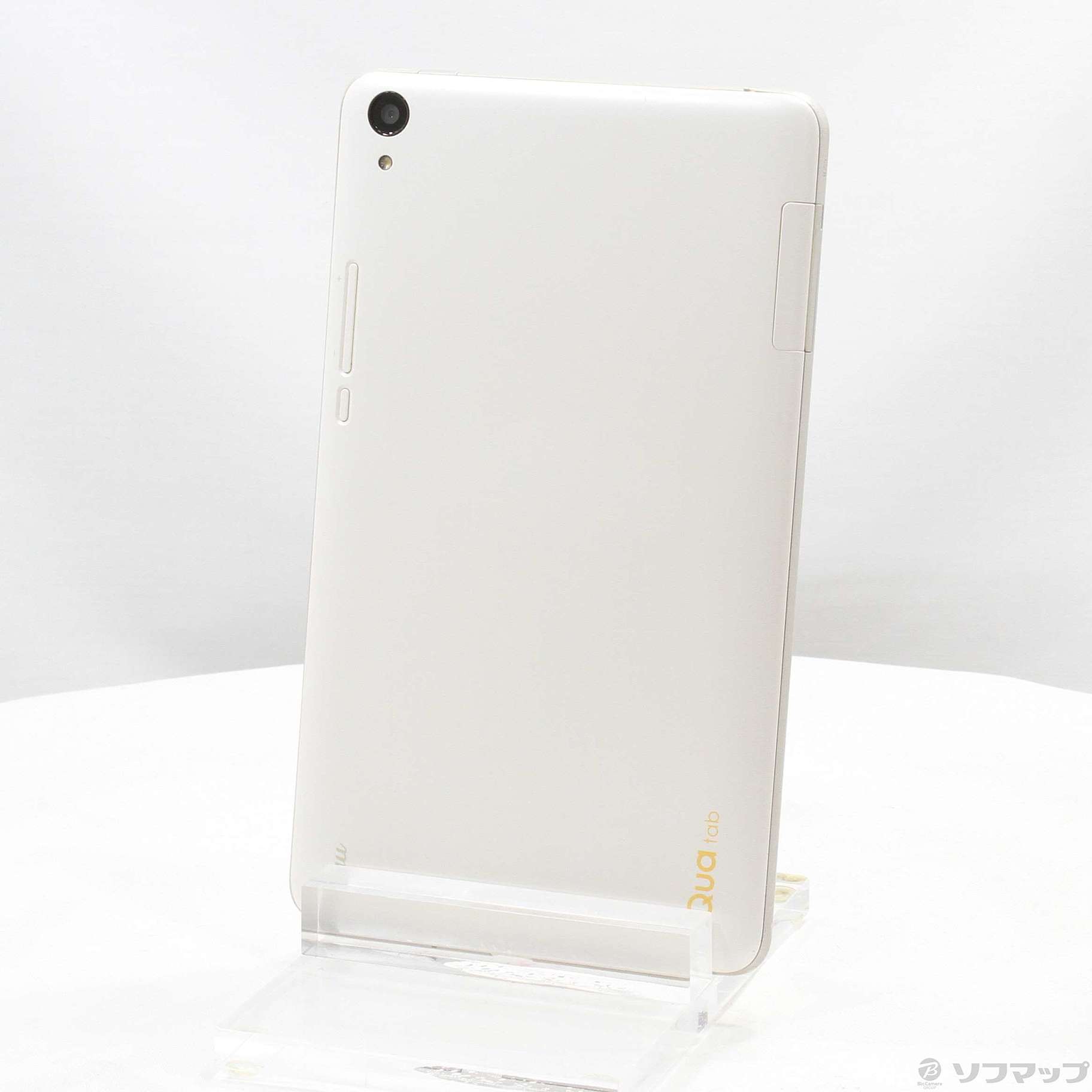 中古】Qua tab QZ8 32GB オフホワイト KYT32 au [2133066949247
