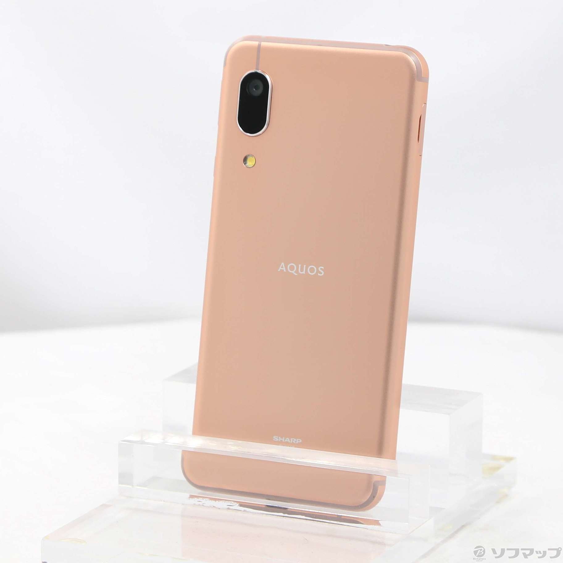 中古品〕 AQUOS sense3 basic 32GB ライトカッパー SHV48 auロック解除