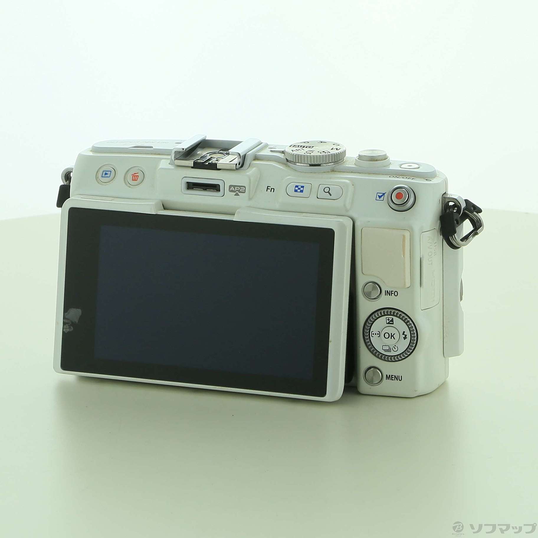 中古】PEN Lite E-PL6 ボディ ホワイト [2133067180847] - 法人専用 