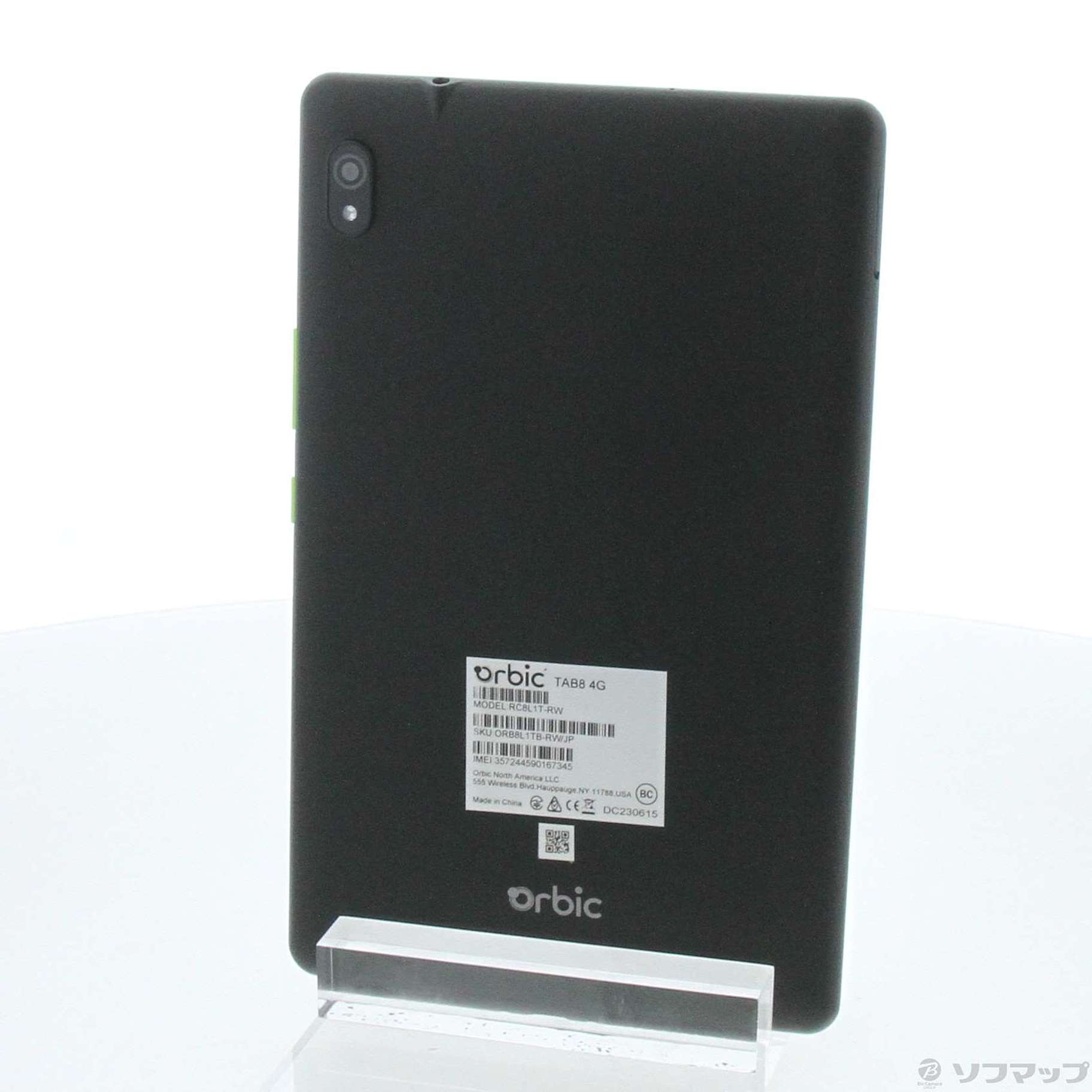 Orbic TAB8 4G 32GB �u���b�N ORB8L1TBRW�^JP SIM�t���[