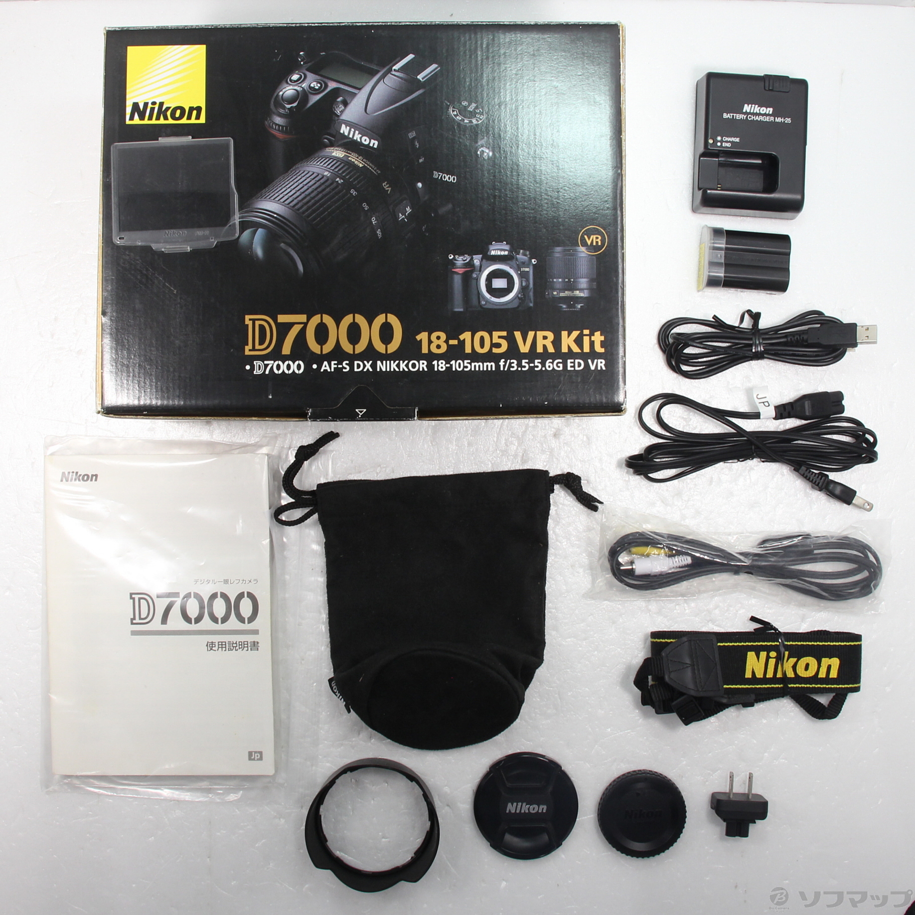 中古】Nikon D7000 18-105 VR レンズキット (1620万画素／SDXC 
