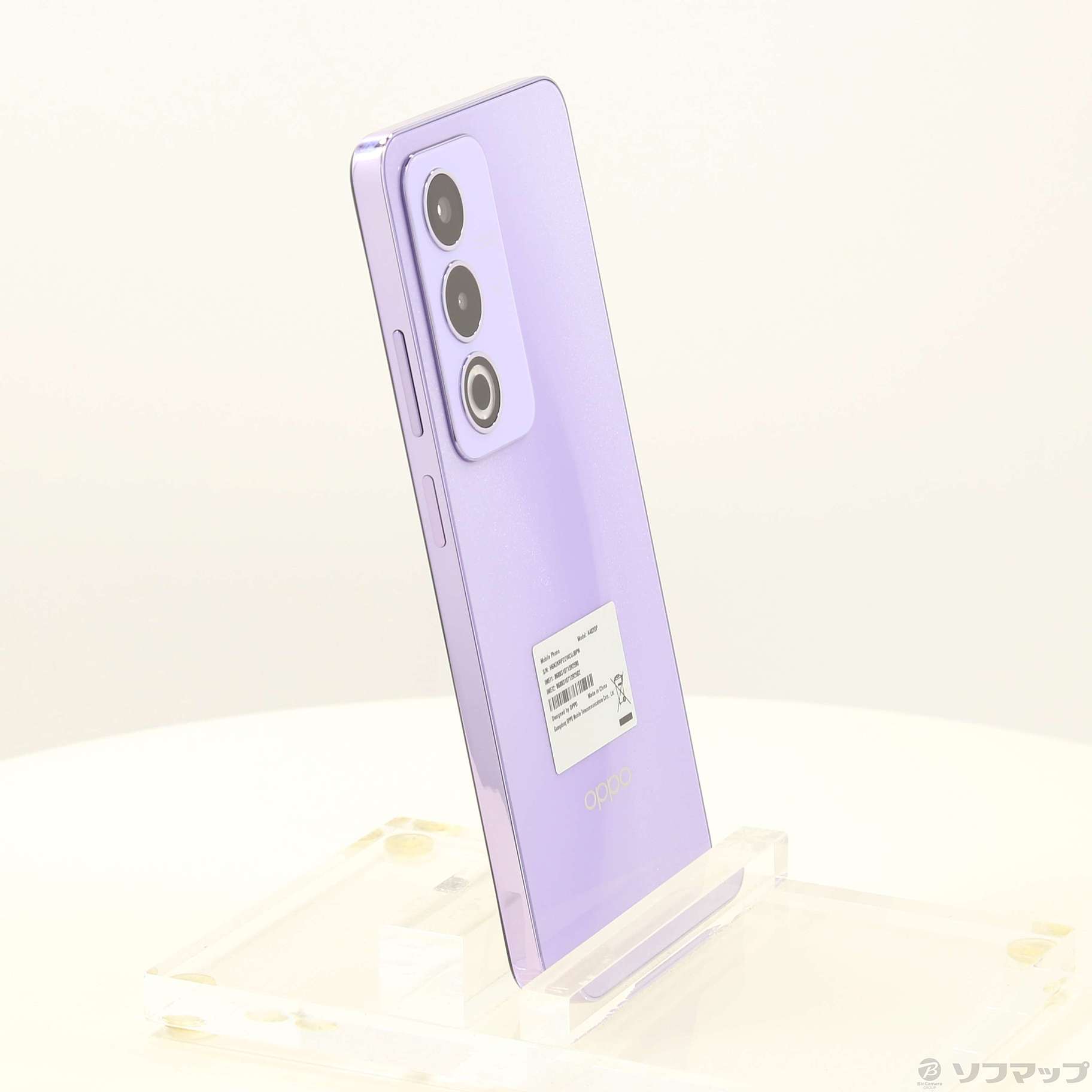 中古】OPPO A3 5G 128GB パープル OPSAL1 Y!mobile SIMフリー