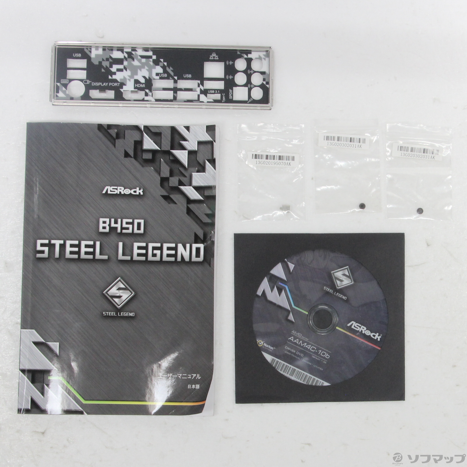 ●ASRock B450 Steel Legend ATX ●中古美品・動作保証 2025年最新】Yahoo!オークション -asrock b450 steel legendの