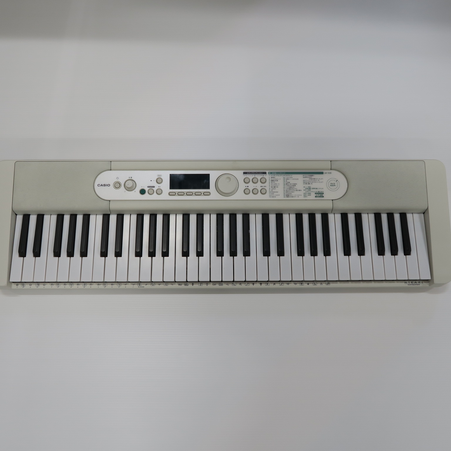 中古】〔展示品〕 Casiotone 光ナビゲーションキーボード LK-530